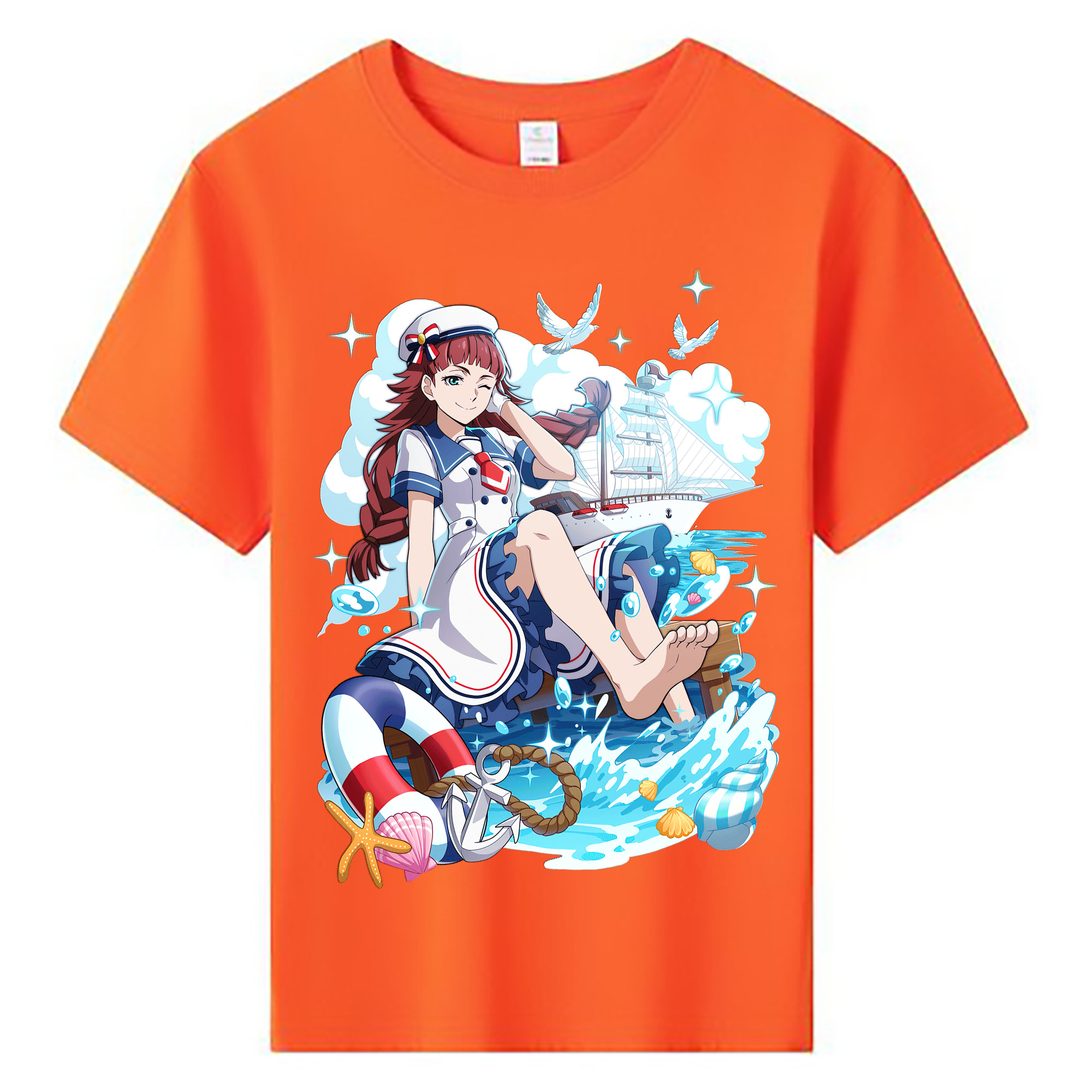 （画像用） 文豪ストレイドッグス Bungo Stray Dogs 綿100％キッズTシャツ（フロントプリント）