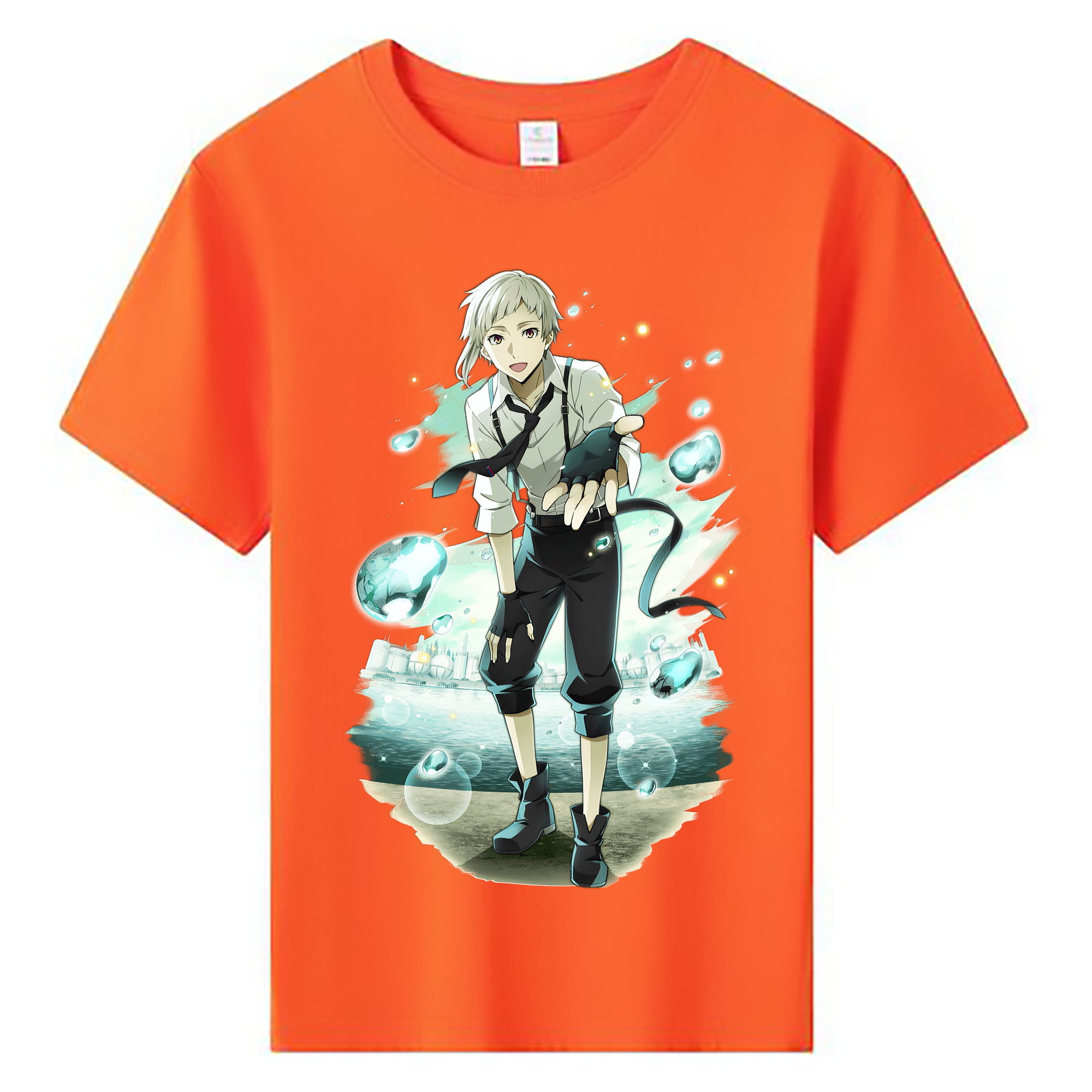（画像用） 文豪ストレイドッグス Bungo Stray Dogs 綿100％キッズTシャツ（フロントプリント）