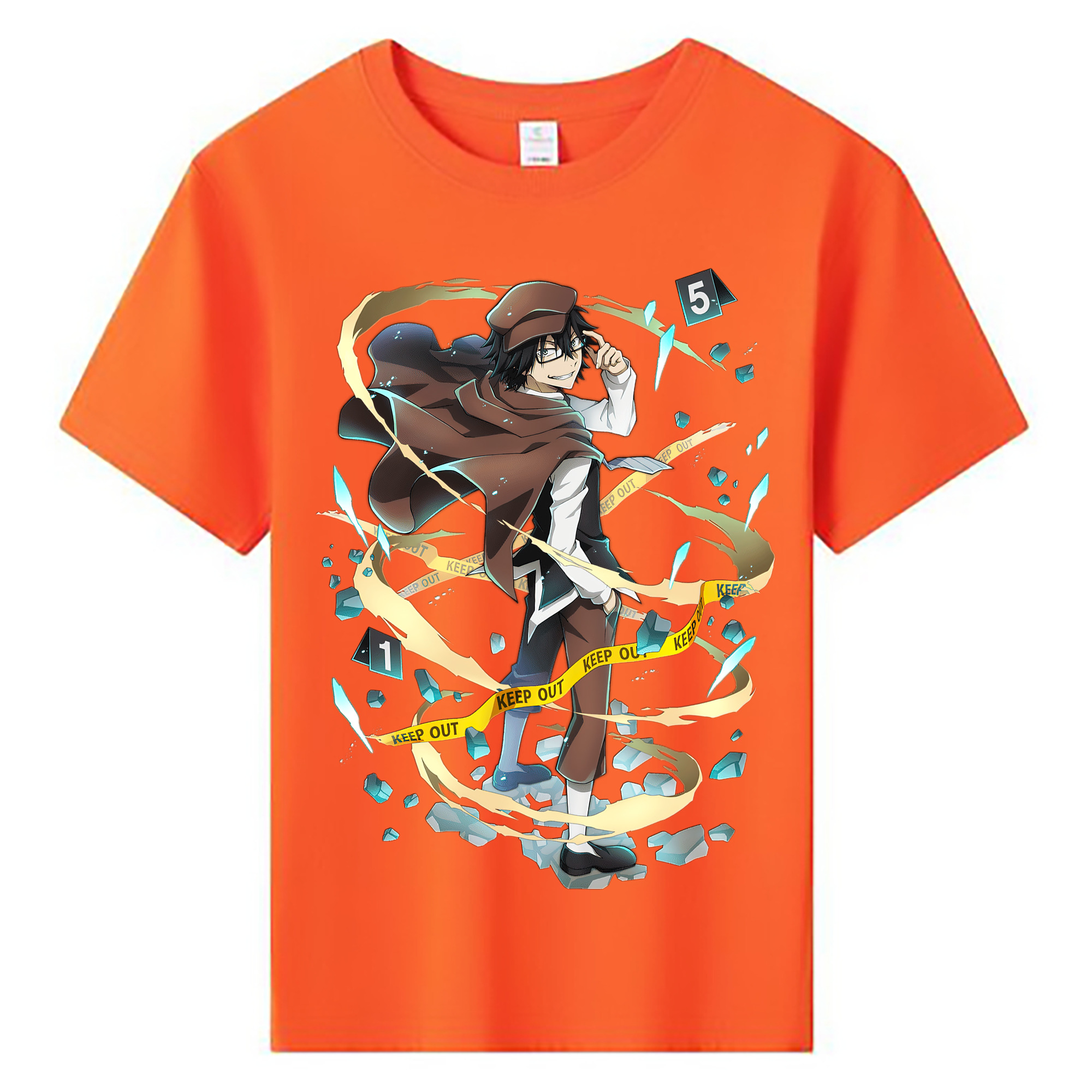 （画像用） 文豪ストレイドッグス Bungo Stray Dogs 綿100％キッズTシャツ（フロントプリント）