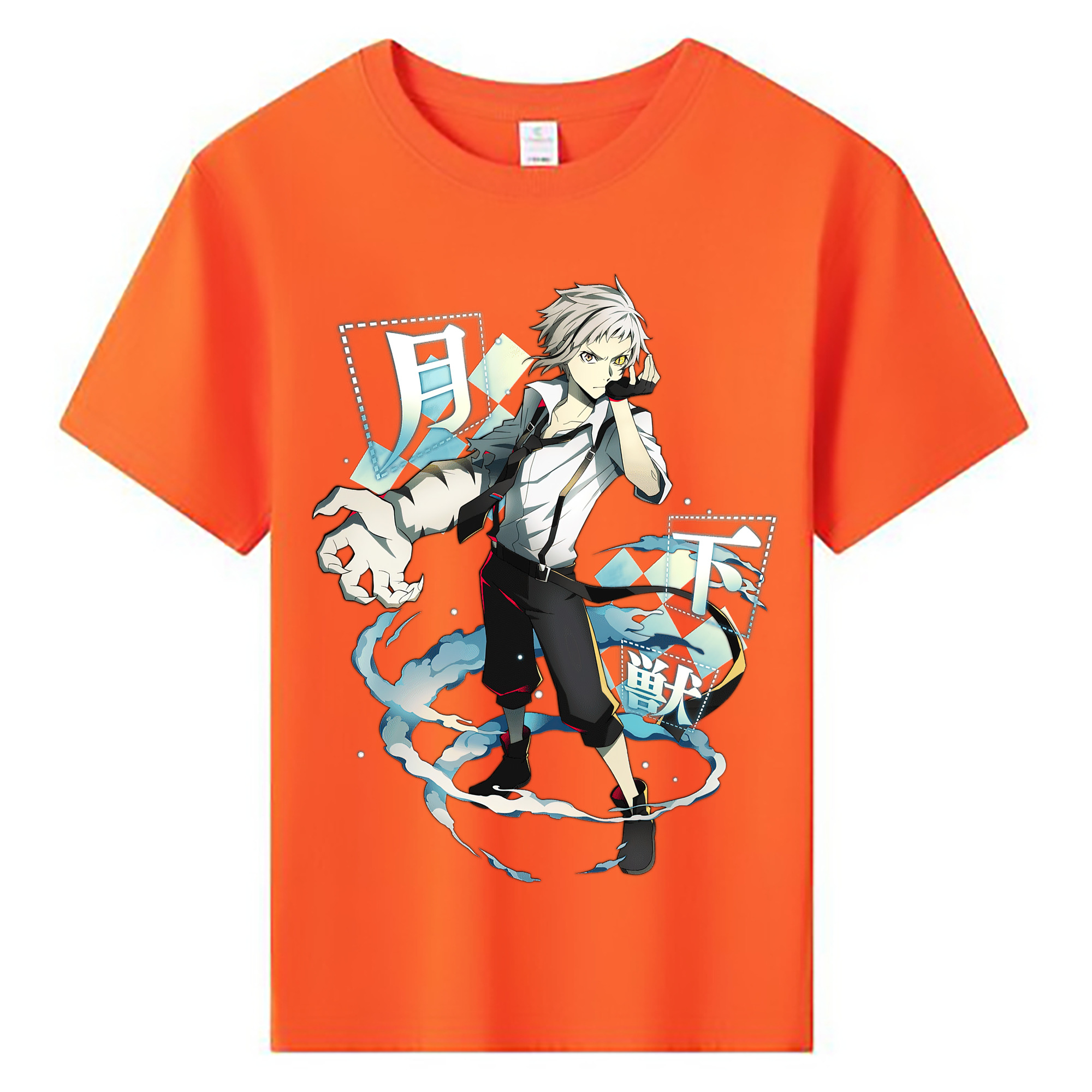 （画像用） 文豪ストレイドッグス Bungo Stray Dogs 綿100％キッズTシャツ（フロントプリント）