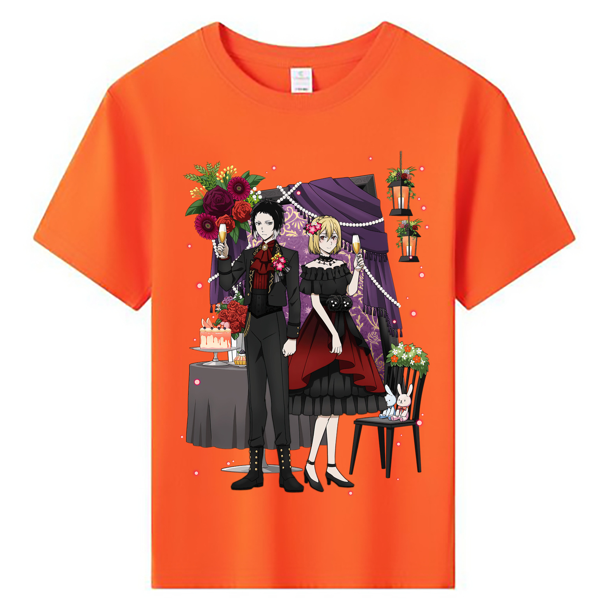 （画像用） 文豪ストレイドッグス Bungo Stray Dogs 綿100％キッズTシャツ（フロントプリント）