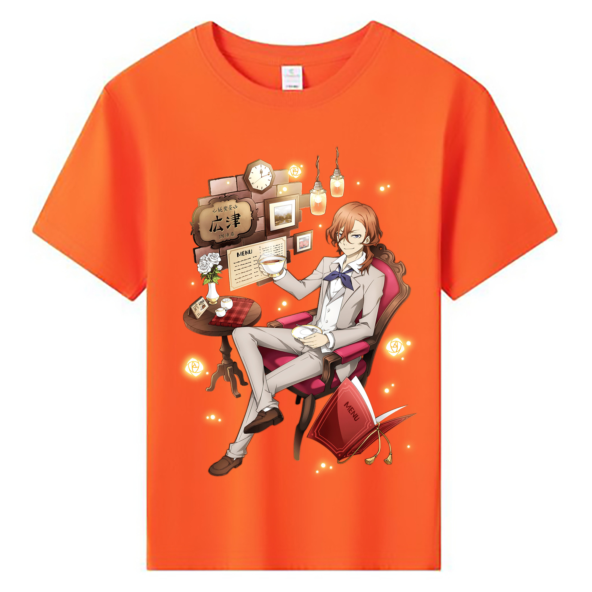 （画像用） 文豪ストレイドッグス Bungo Stray Dogs 綿100％キッズTシャツ（フロントプリント）