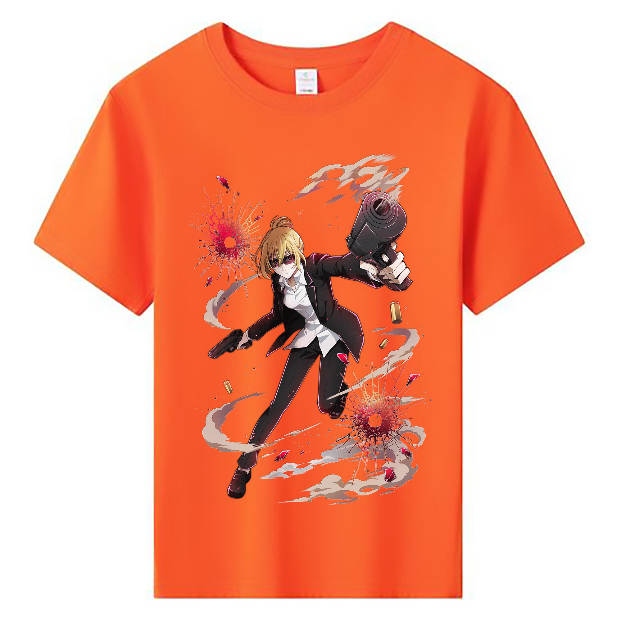 （画像用） 文豪ストレイドッグス Bungo Stray Dogs 綿100％キッズTシャツ（フロントプリント）