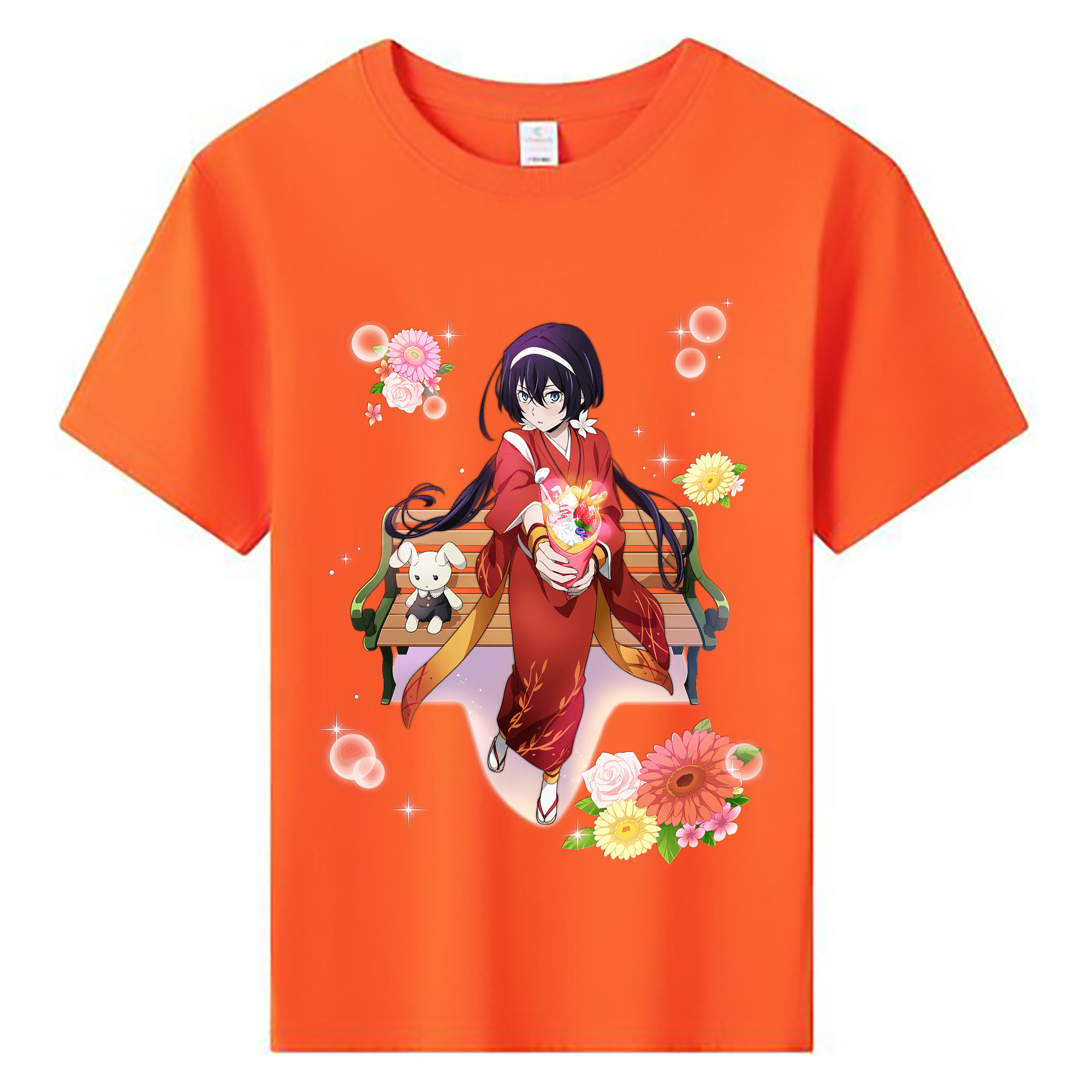 （画像用） 文豪ストレイドッグス Bungo Stray Dogs 綿100％キッズTシャツ（フロントプリント）