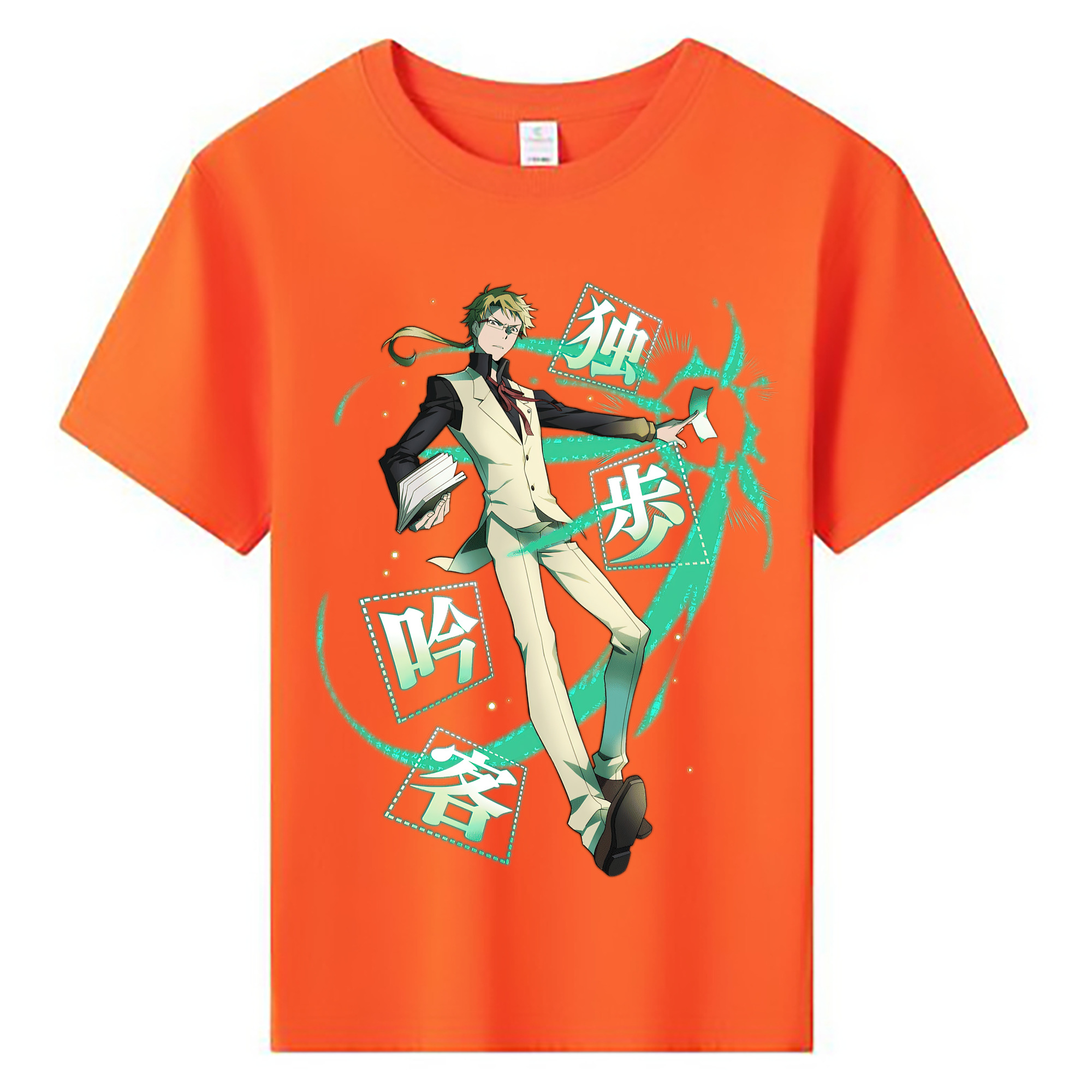 （画像用） 文豪ストレイドッグス Bungo Stray Dogs 綿100％キッズTシャツ（フロントプリント）