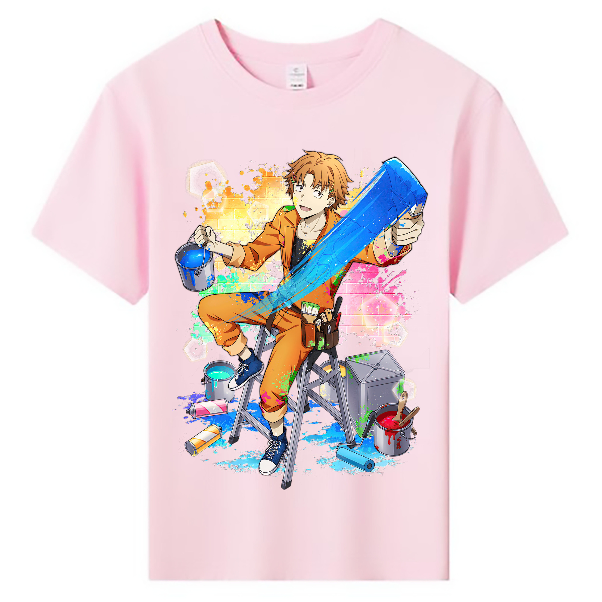 （画像用） 文豪ストレイドッグス Bungo Stray Dogs 綿100％キッズTシャツ（フロントプリント）