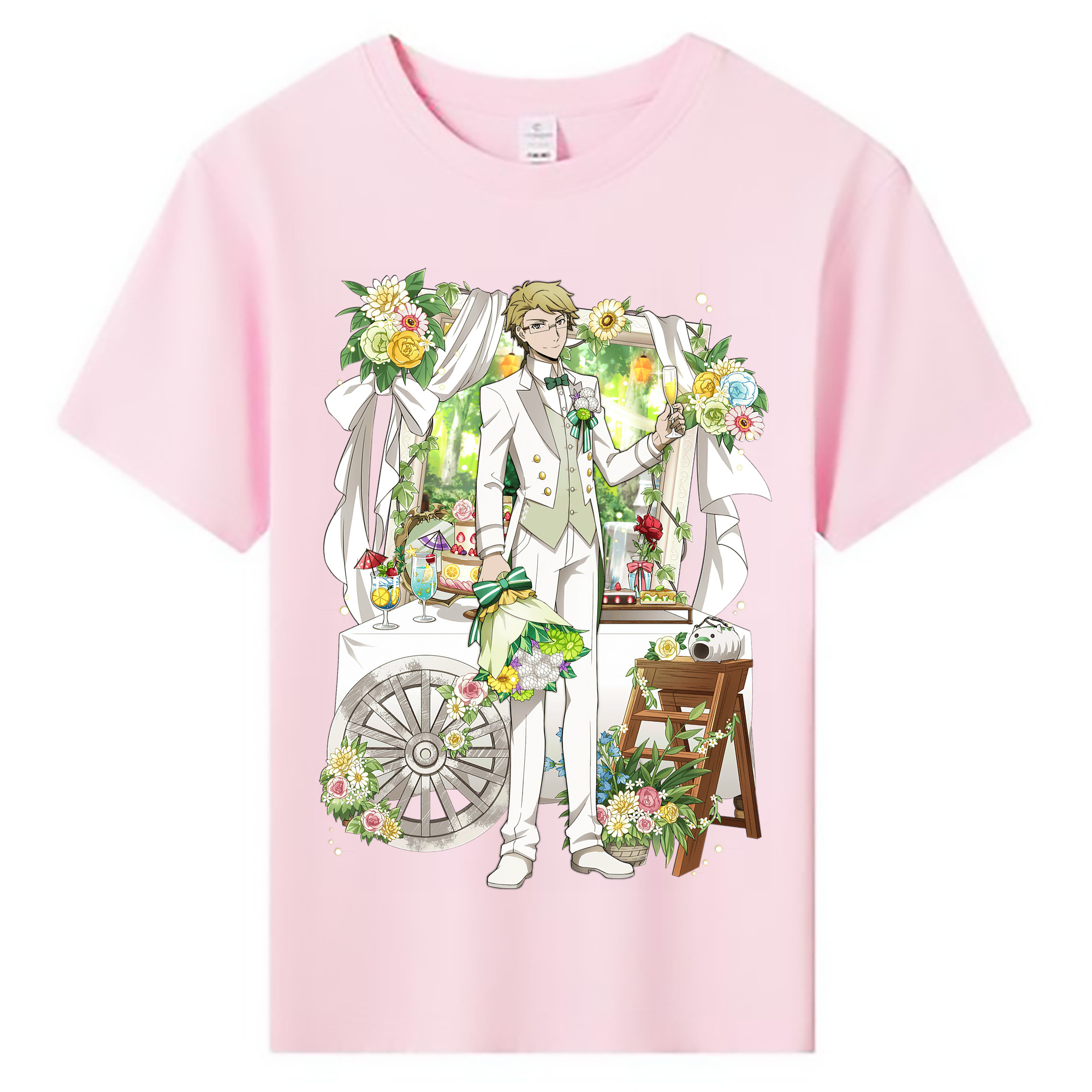 （画像用） 文豪ストレイドッグス Bungo Stray Dogs 綿100％キッズTシャツ（フロントプリント）