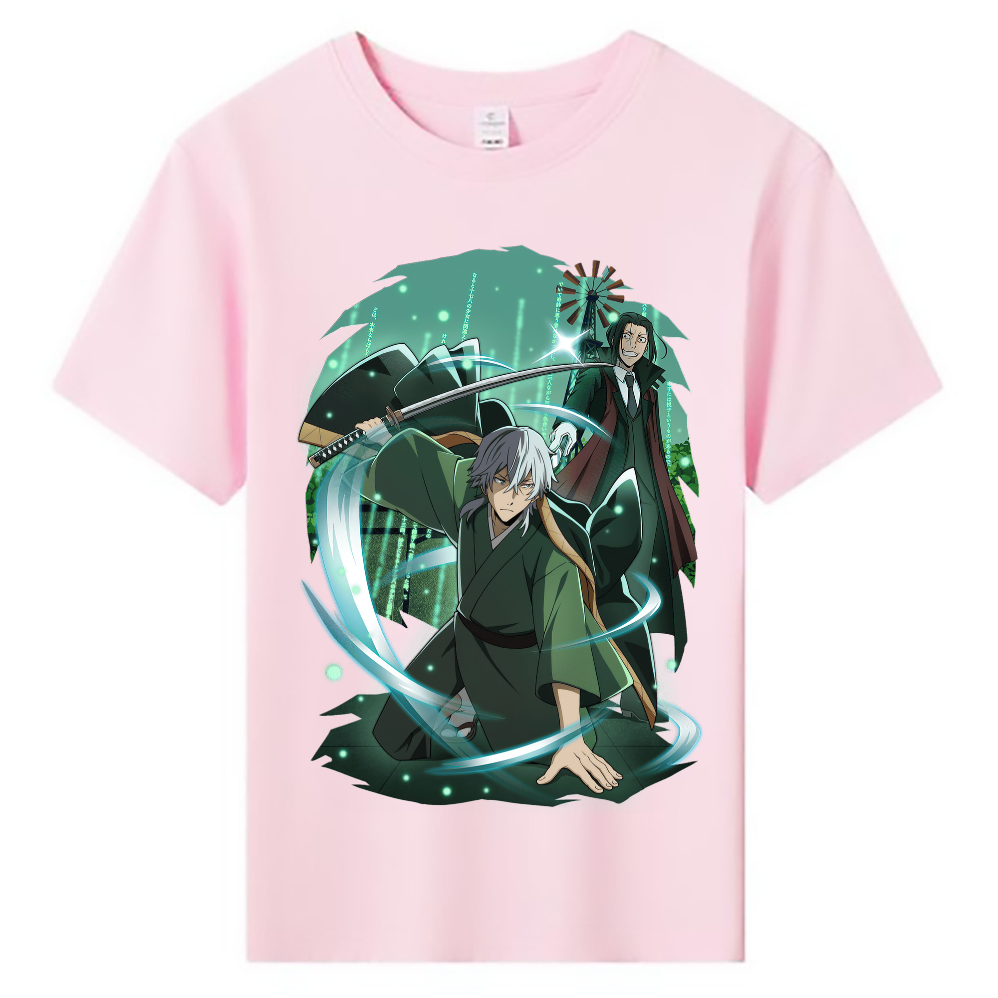 （画像用） 文豪ストレイドッグス Bungo Stray Dogs 綿100％キッズTシャツ（フロントプリント）