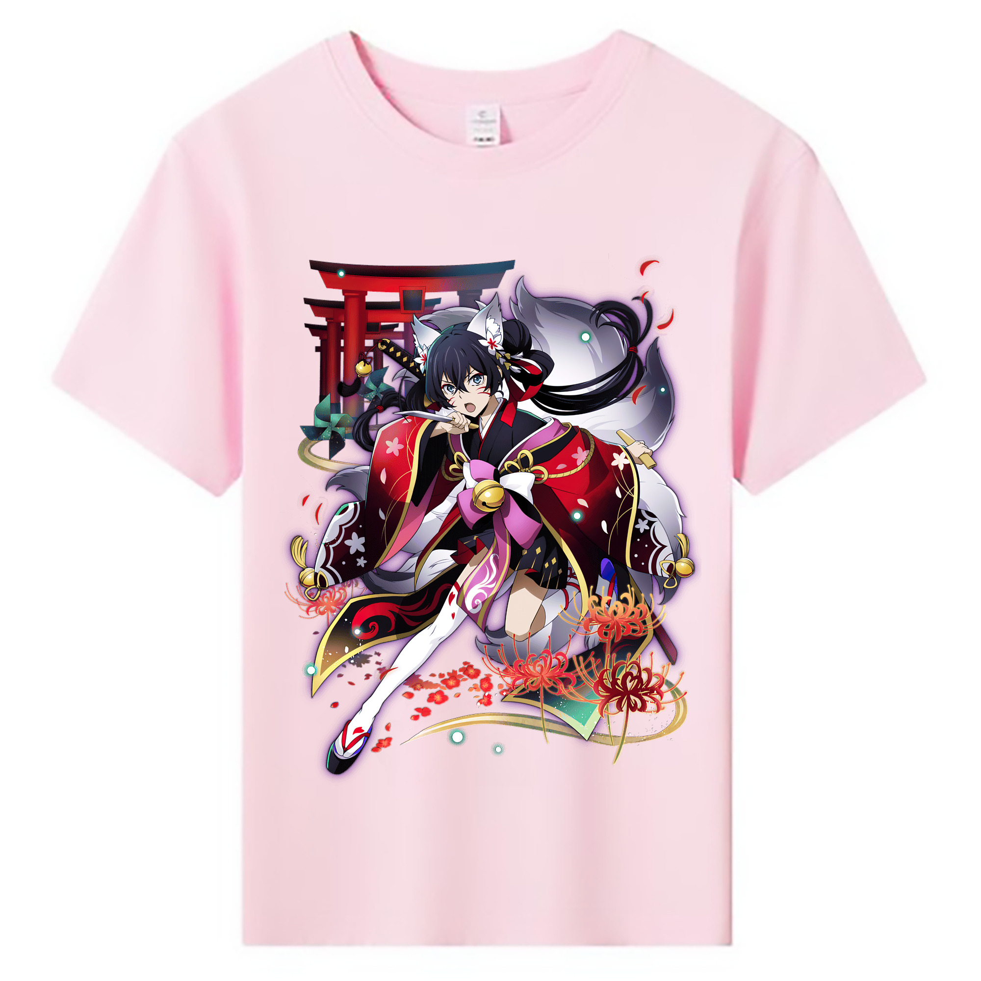 （画像用） 文豪ストレイドッグス Bungo Stray Dogs 綿100％キッズTシャツ（フロントプリント）