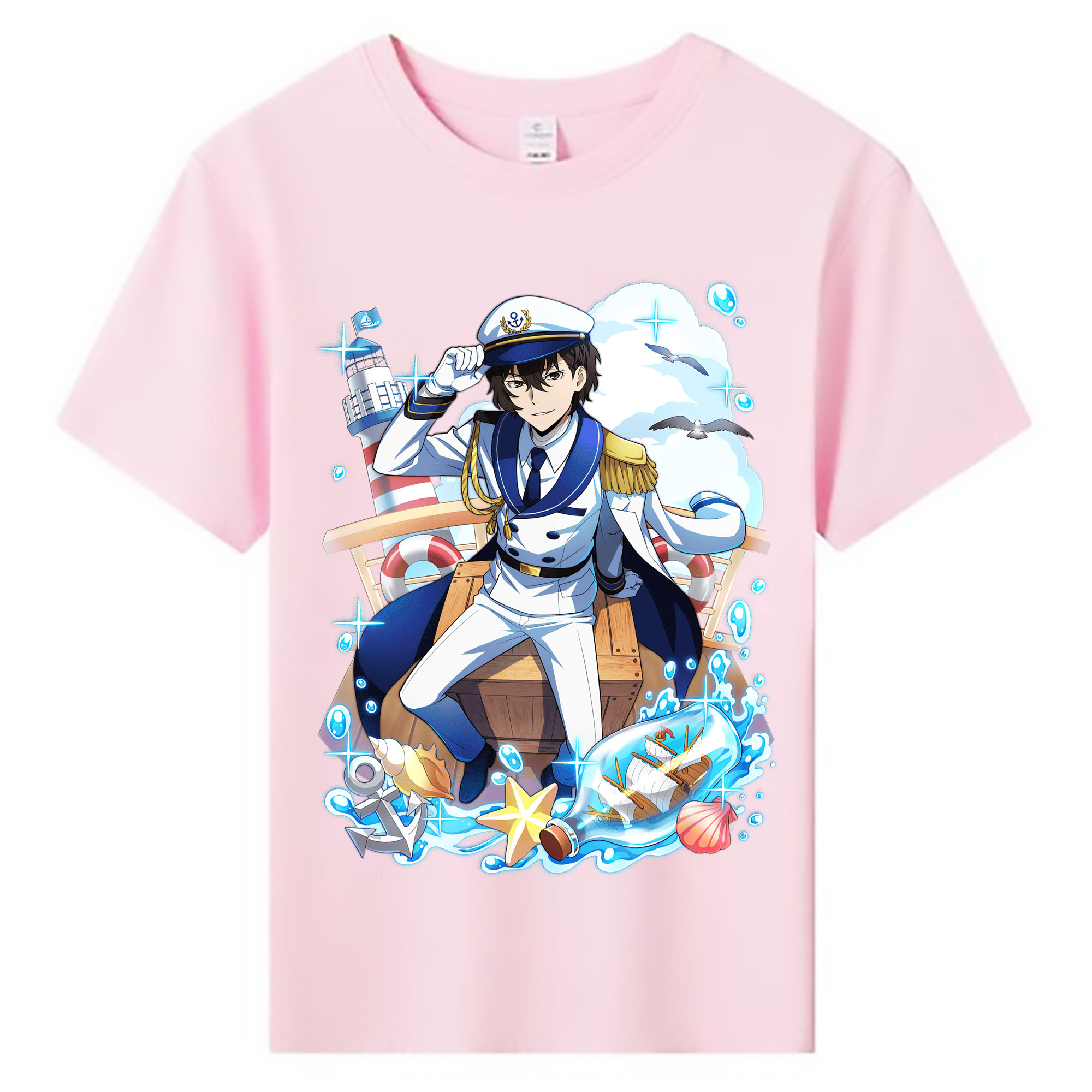 （画像用） 文豪ストレイドッグス Bungo Stray Dogs 綿100％キッズTシャツ（フロントプリント）