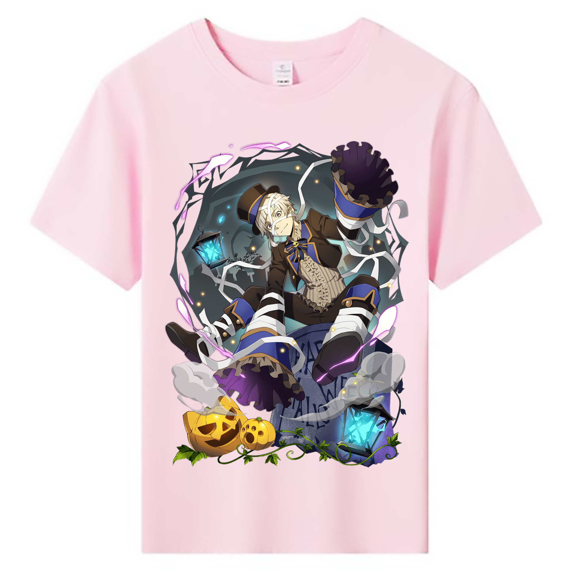 （画像用） 文豪ストレイドッグス Bungo Stray Dogs 綿100％キッズTシャツ（フロントプリント）