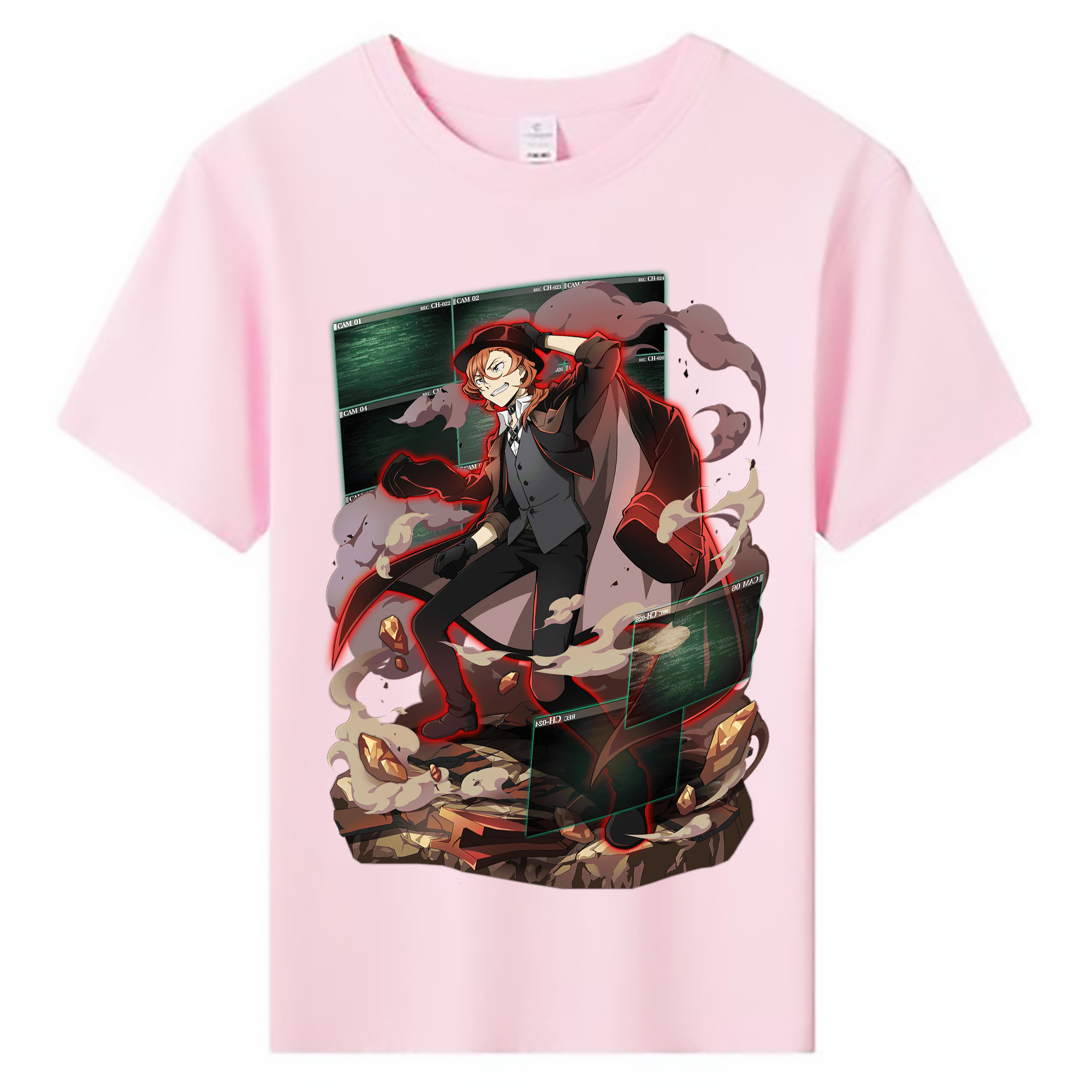 （画像用） 文豪ストレイドッグス Bungo Stray Dogs 綿100％キッズTシャツ（フロントプリント）
