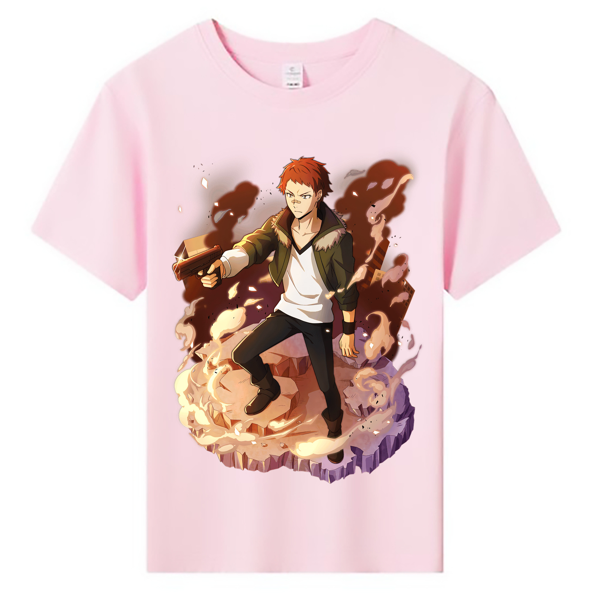 （画像用） 文豪ストレイドッグス Bungo Stray Dogs 綿100％キッズTシャツ（フロントプリント）