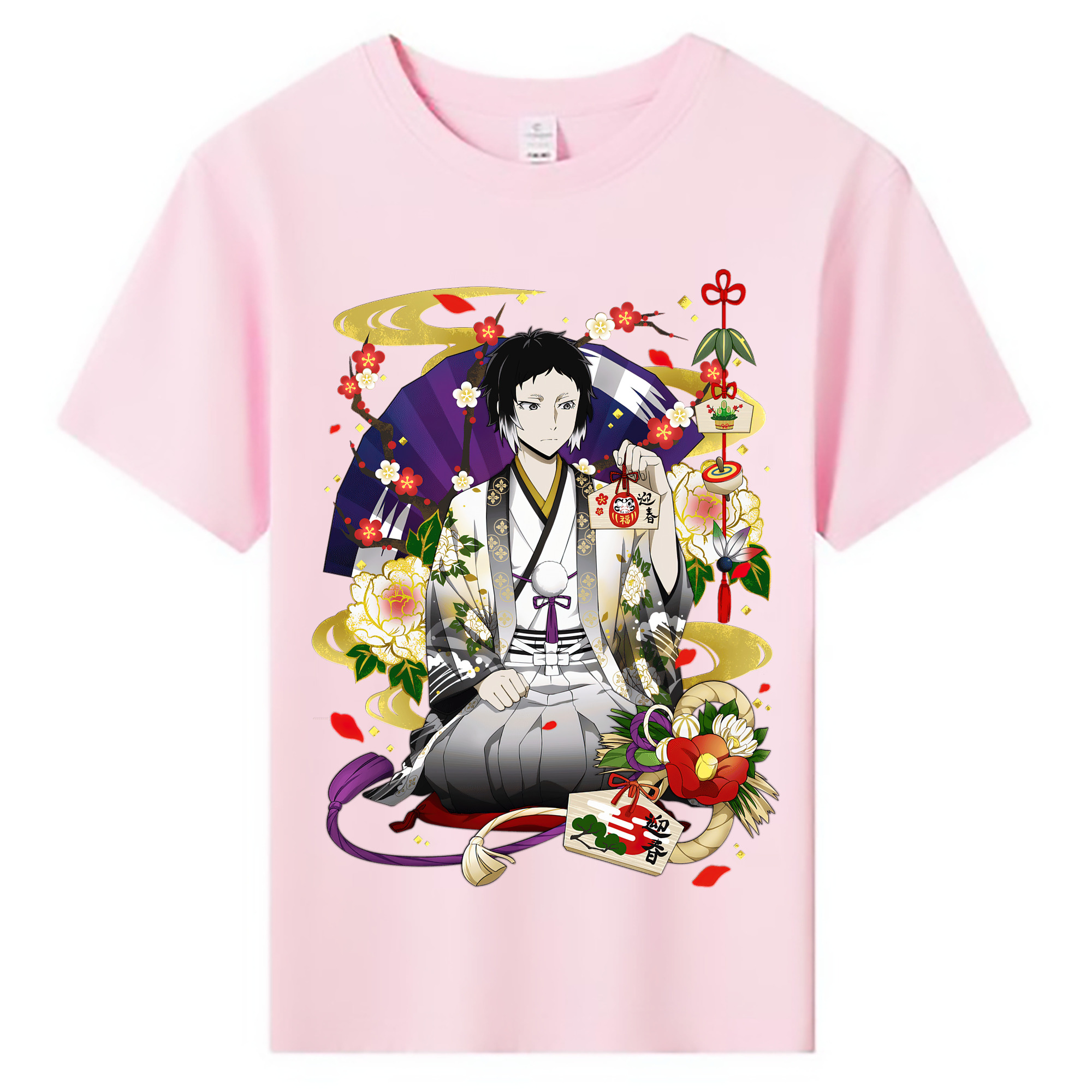 （画像用） 文豪ストレイドッグス Bungo Stray Dogs 綿100％キッズTシャツ（フロントプリント）