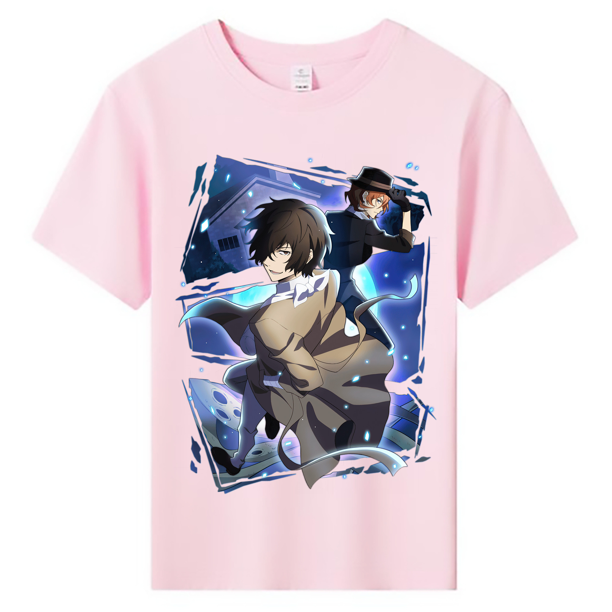 （画像用） 文豪ストレイドッグス Bungo Stray Dogs 綿100％キッズTシャツ（フロントプリント）