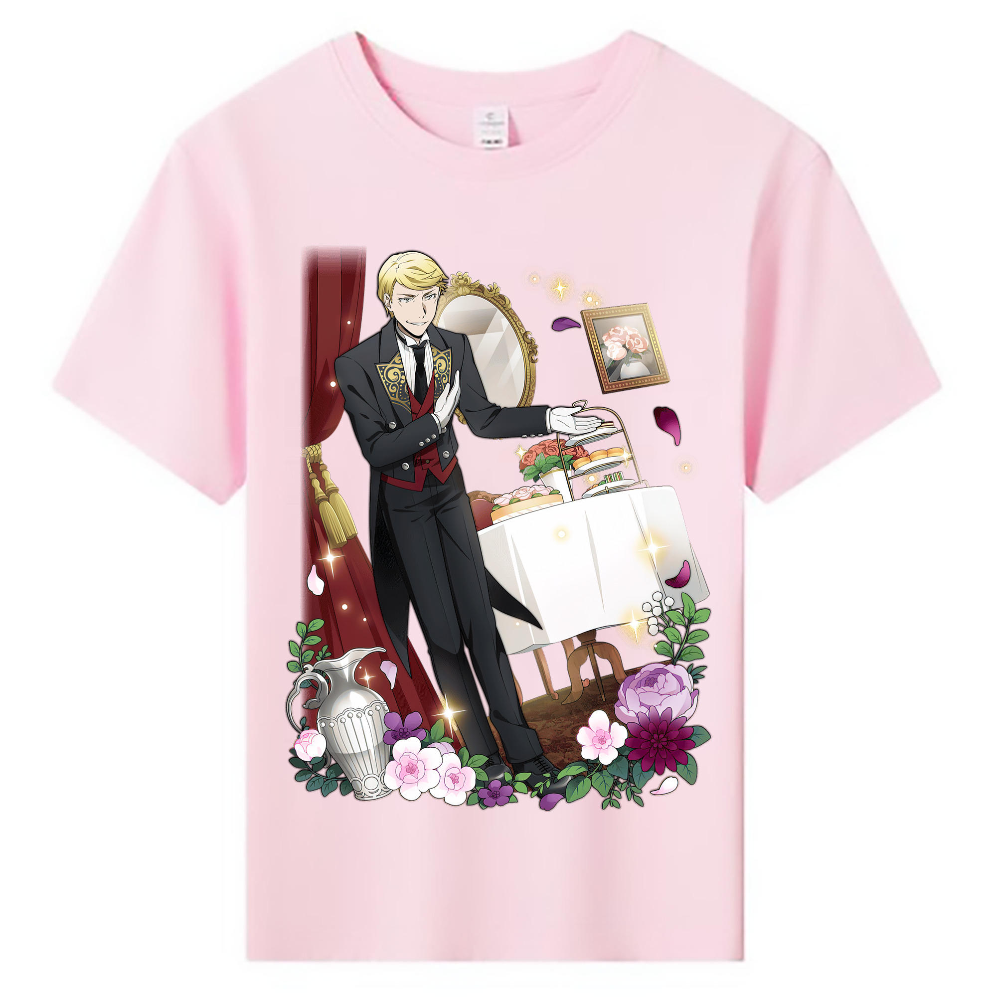 （画像用） 文豪ストレイドッグス Bungo Stray Dogs 綿100％キッズTシャツ（フロントプリント）