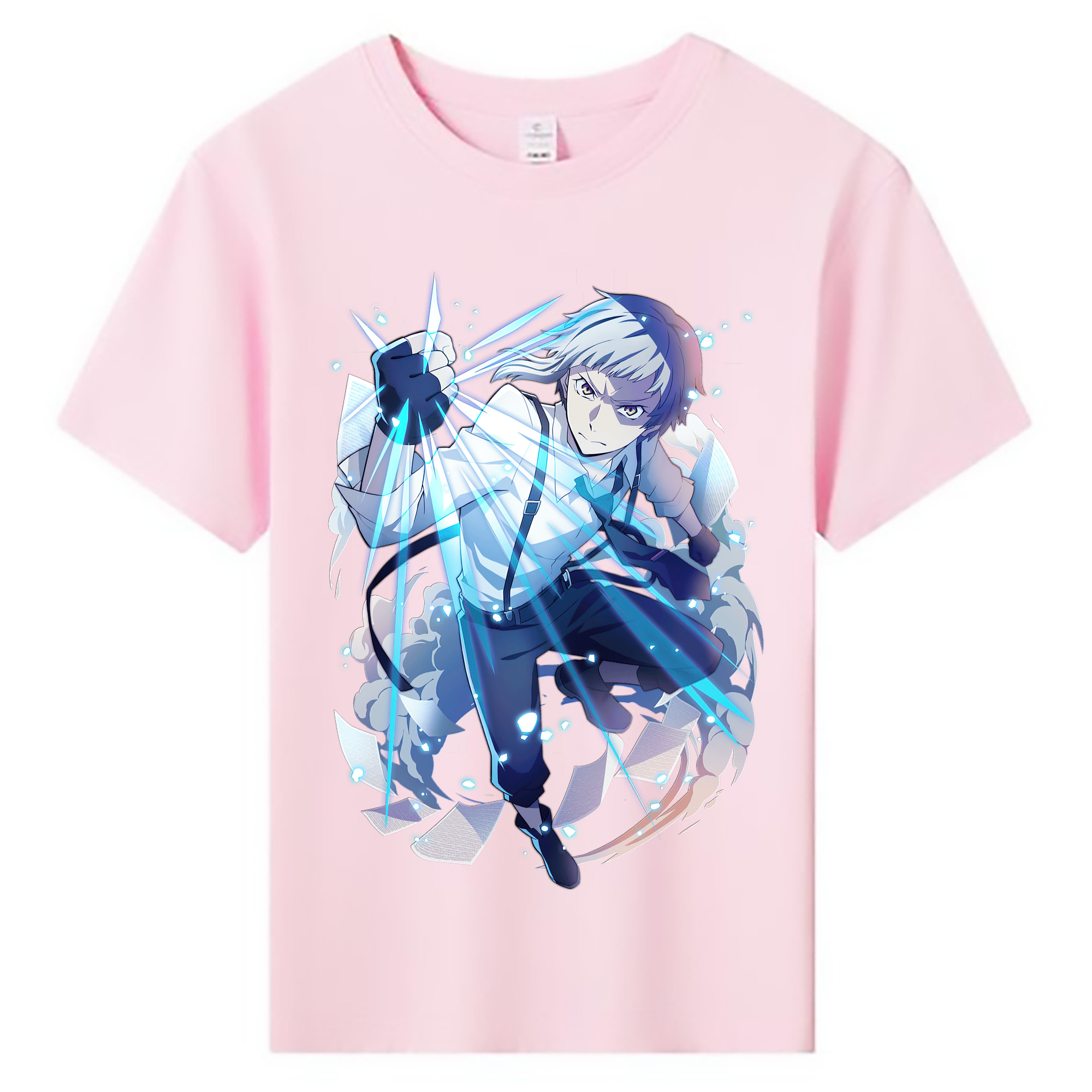 （画像用） 文豪ストレイドッグス Bungo Stray Dogs 綿100％キッズTシャツ（フロントプリント）