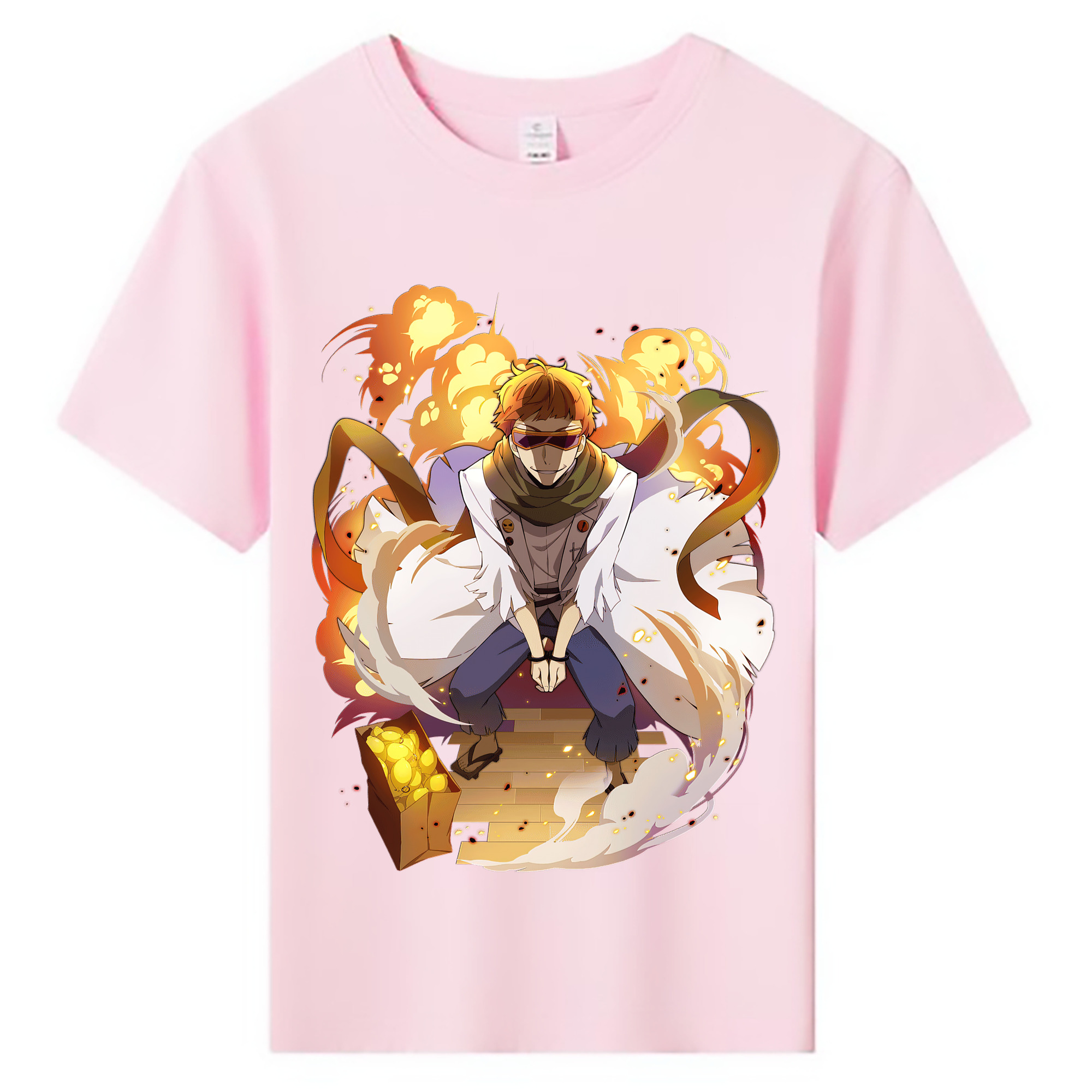 （画像用） 文豪ストレイドッグス Bungo Stray Dogs 綿100％キッズTシャツ（フロントプリント）