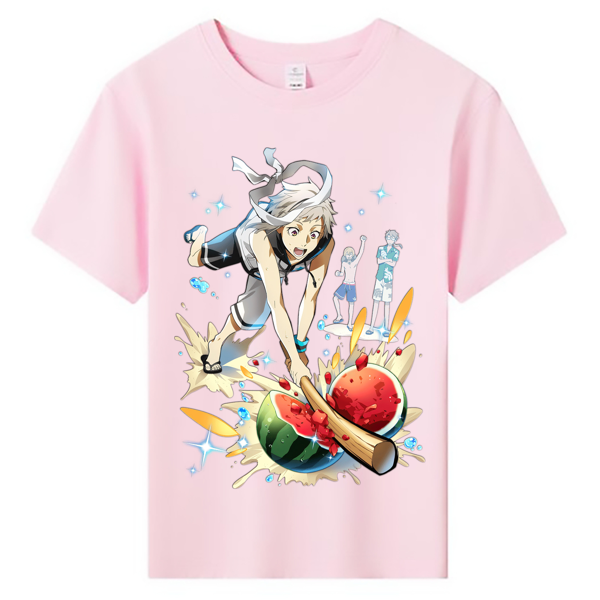（画像用） 文豪ストレイドッグス Bungo Stray Dogs 綿100％キッズTシャツ（フロントプリント）
