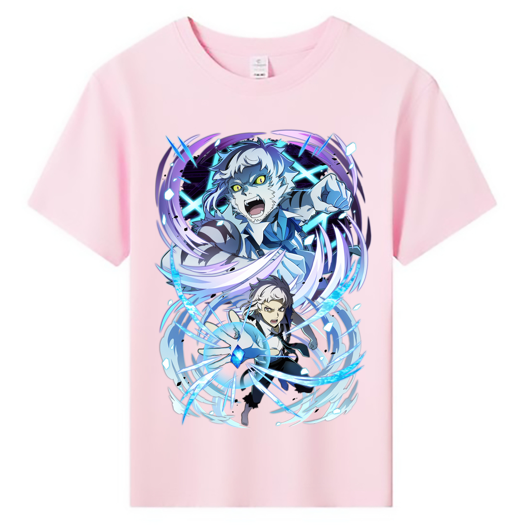 （画像用） 文豪ストレイドッグス Bungo Stray Dogs 綿100％キッズTシャツ（フロントプリント）