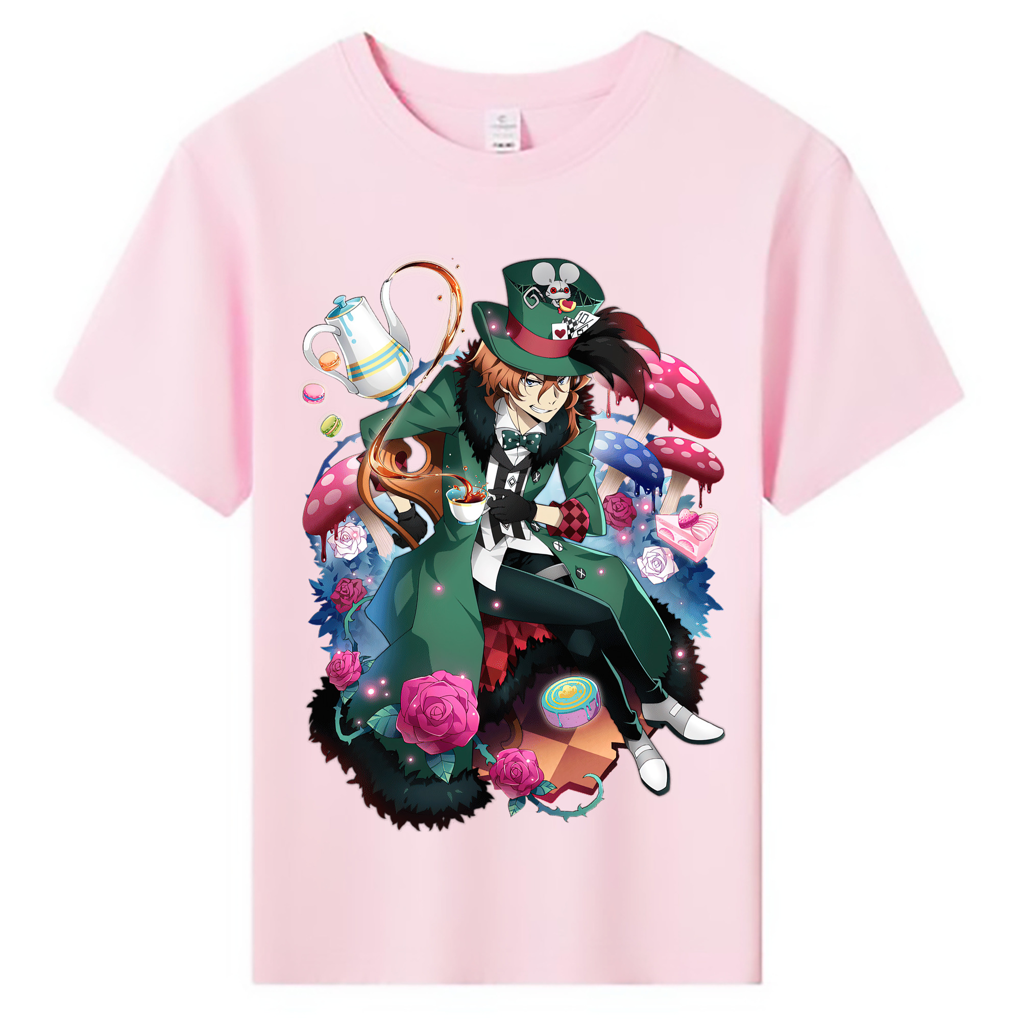 （画像用） 文豪ストレイドッグス Bungo Stray Dogs 綿100％キッズTシャツ（フロントプリント）