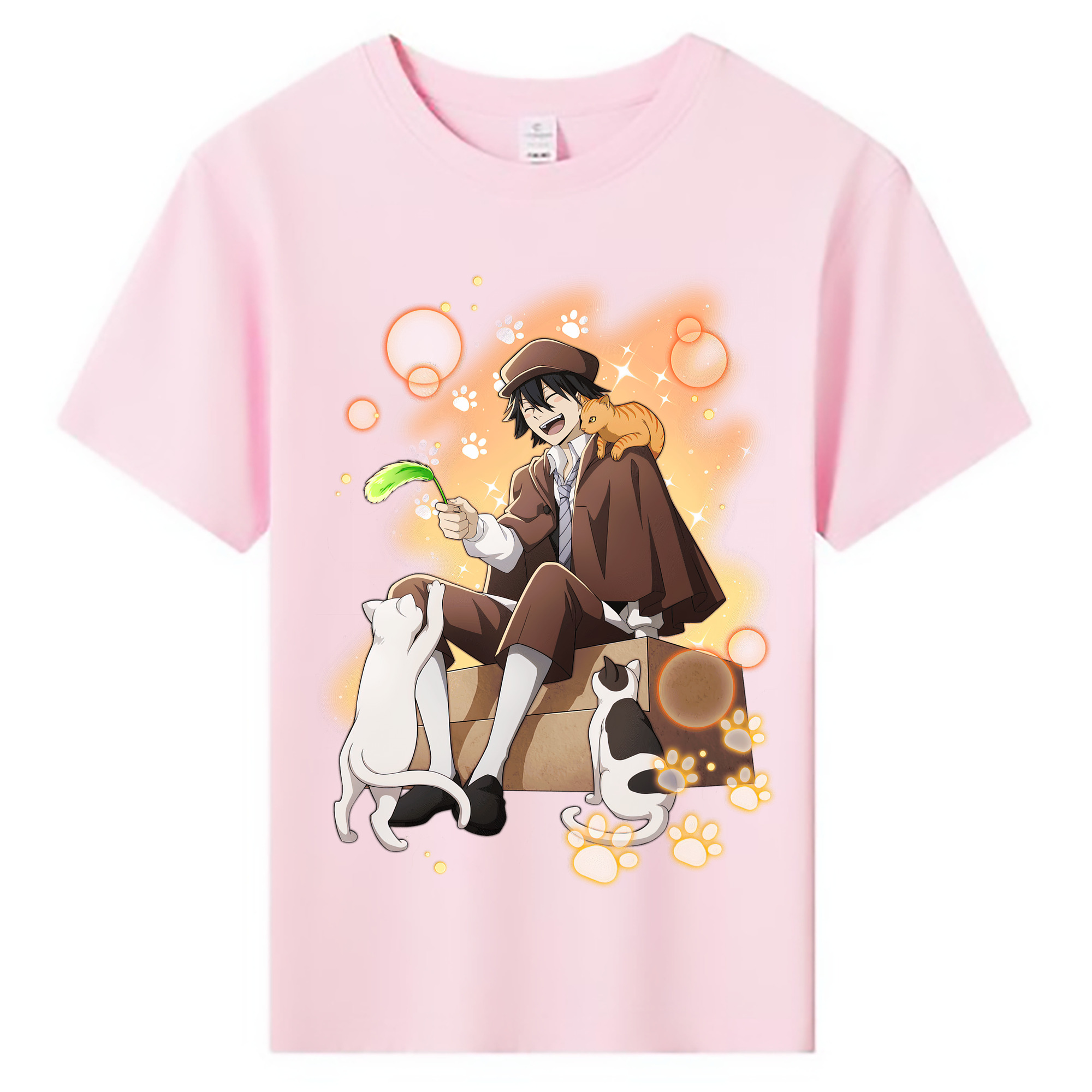 （画像用） 文豪ストレイドッグス Bungo Stray Dogs 綿100％キッズTシャツ（フロントプリント）