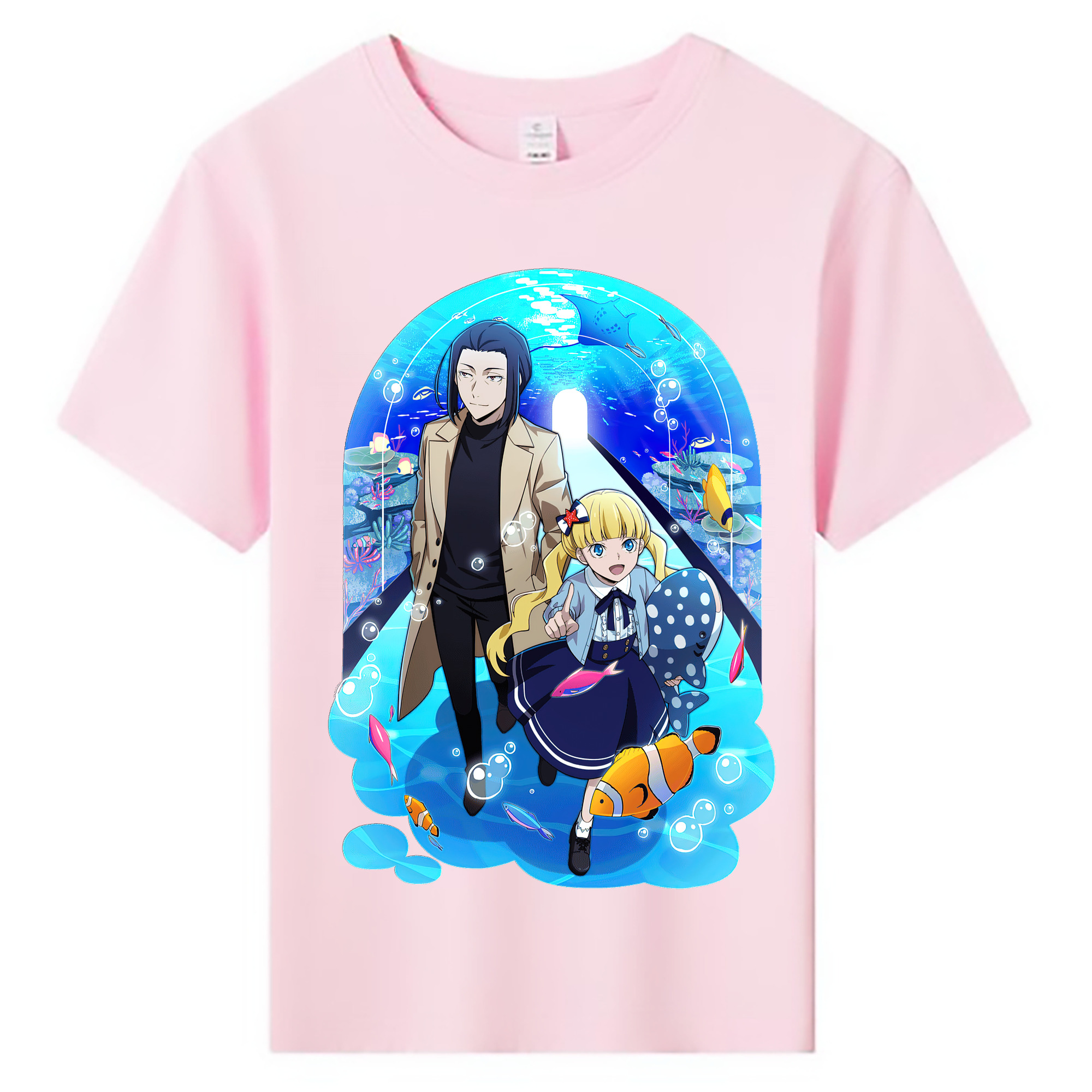 文豪ストレイドッグス Bungo Stray Dogs 綿100％キッズTシャツ（フロントプリント）