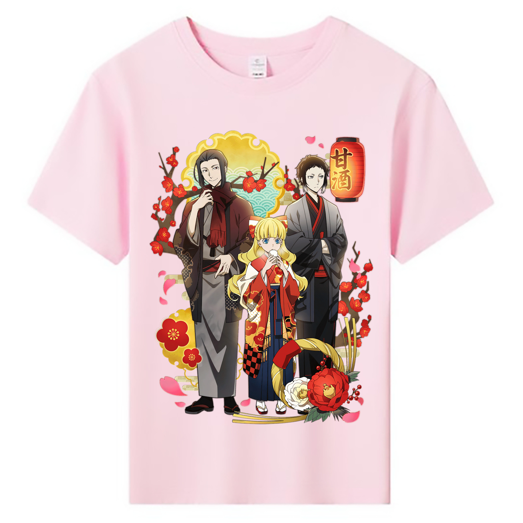 （画像用） 文豪ストレイドッグス Bungo Stray Dogs 綿100％キッズTシャツ（フロントプリント）
