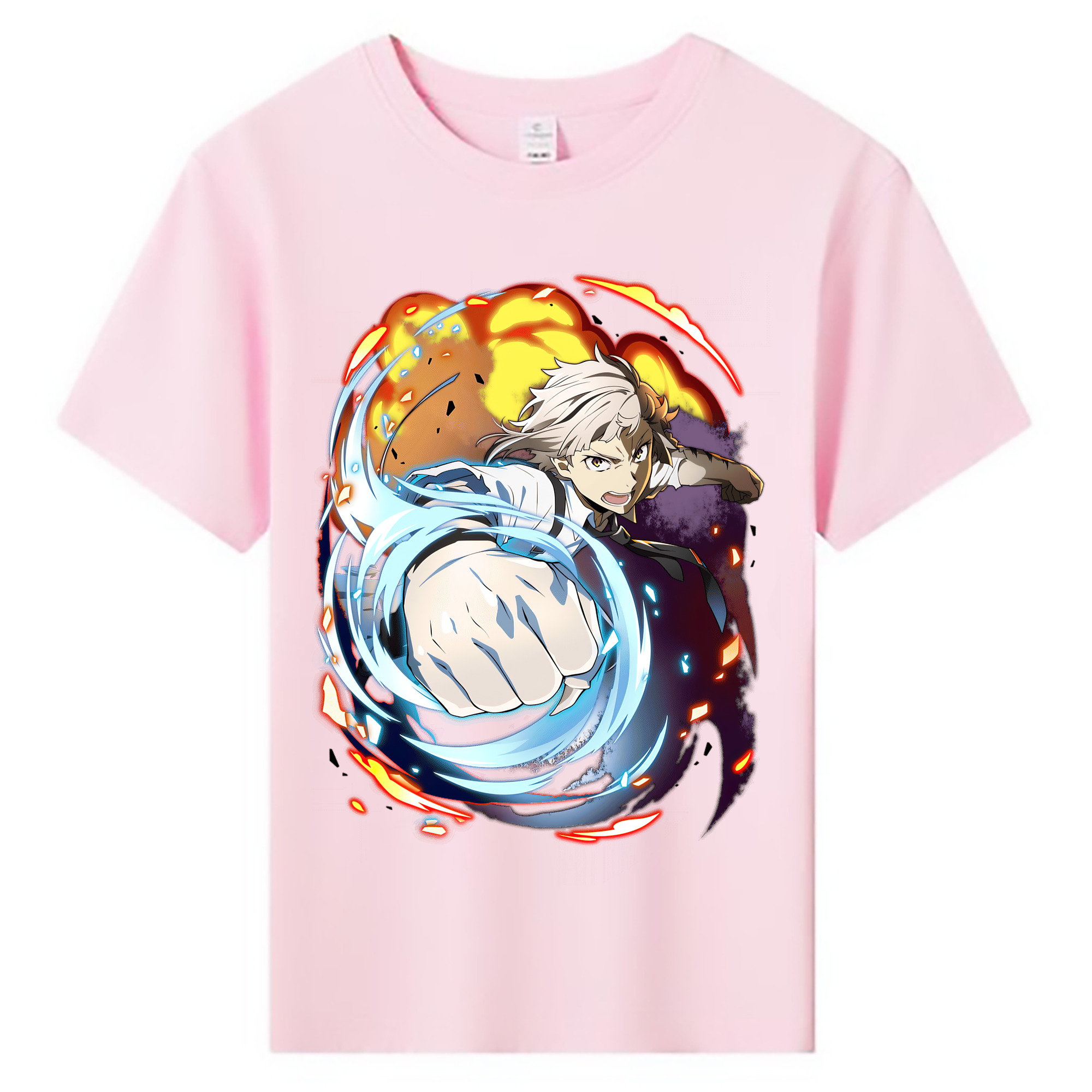 （画像用） 文豪ストレイドッグス Bungo Stray Dogs 綿100％キッズTシャツ（フロントプリント）