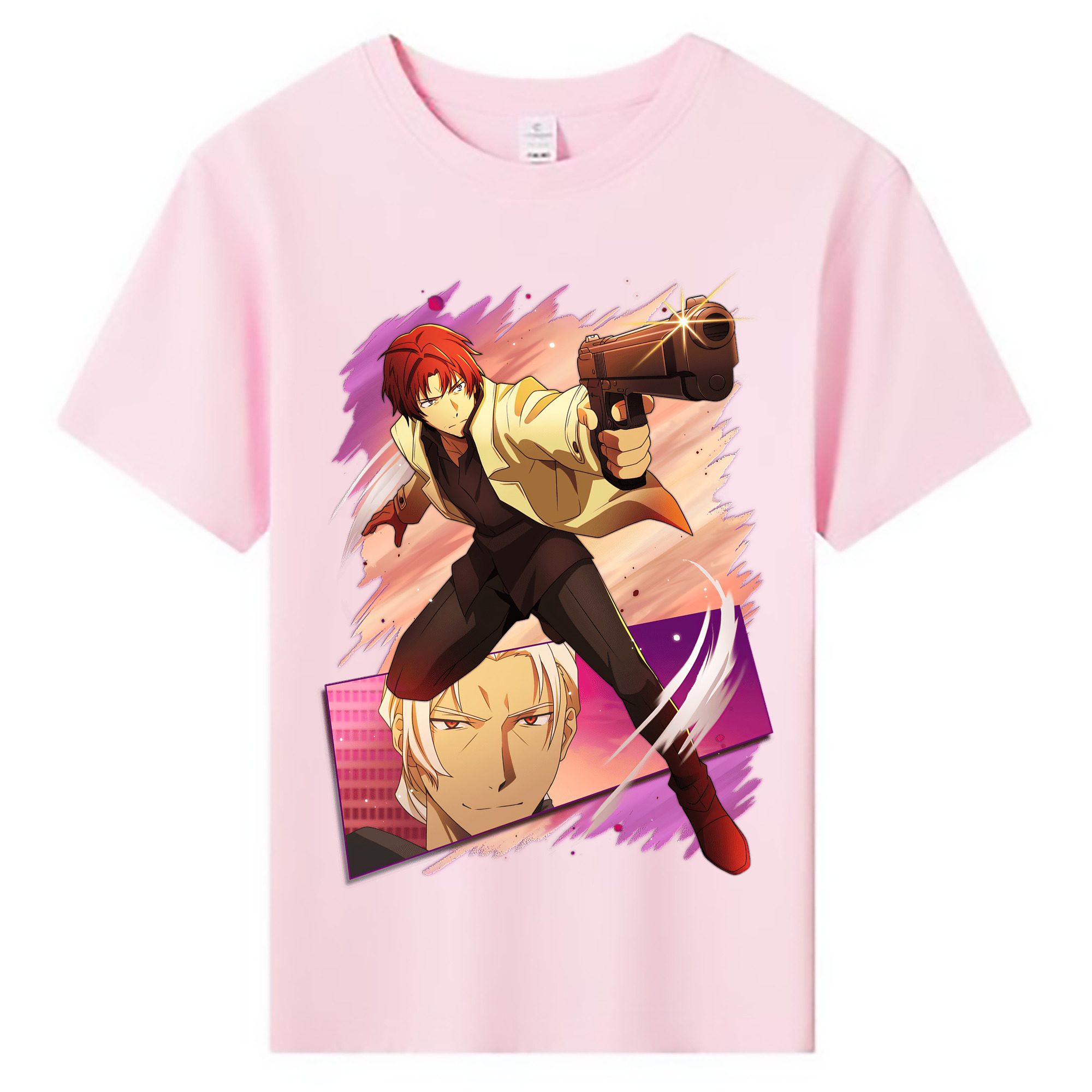 （画像用） 文豪ストレイドッグス Bungo Stray Dogs 綿100％キッズTシャツ（フロントプリント）