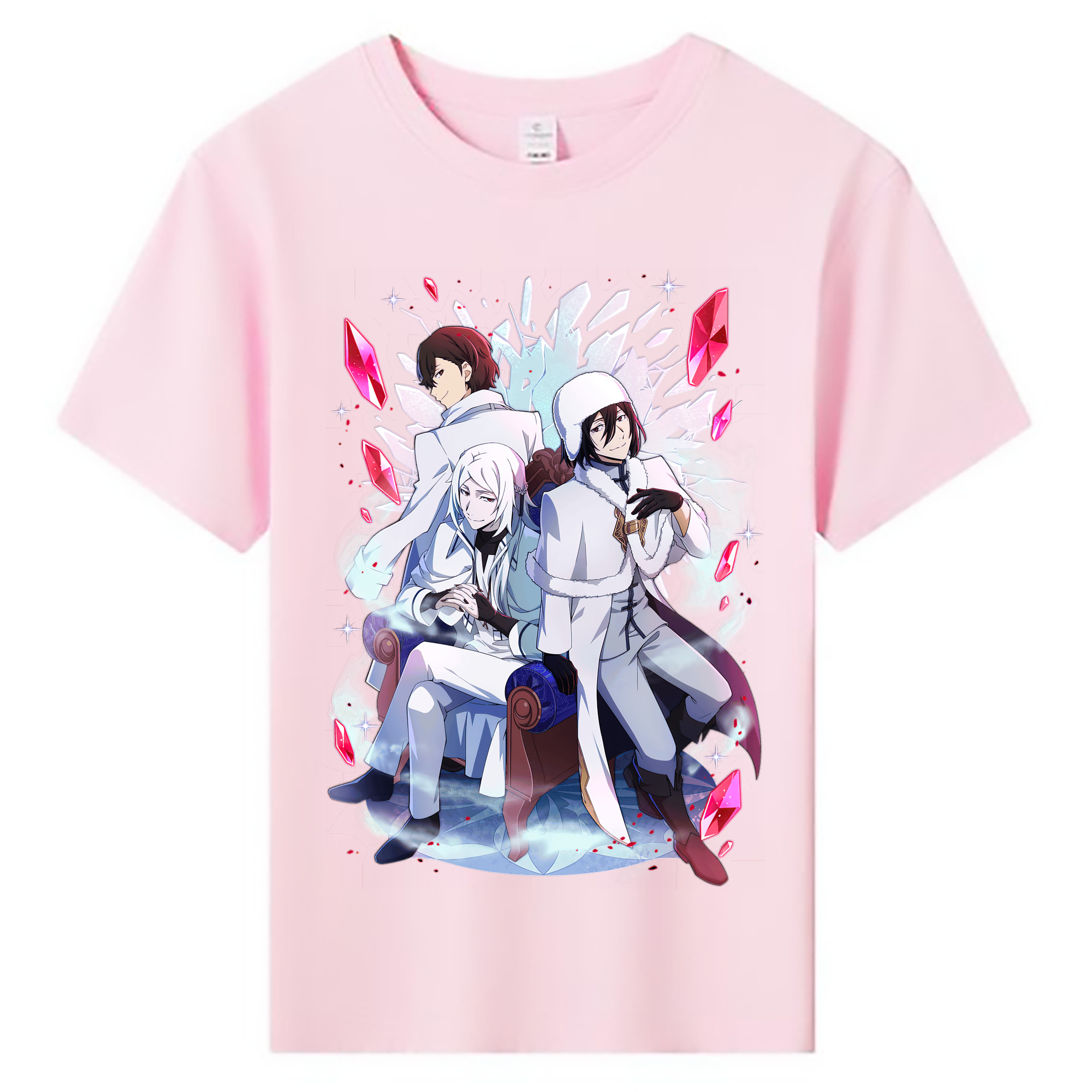 （画像用） 文豪ストレイドッグス Bungo Stray Dogs 綿100％キッズTシャツ（フロントプリント）