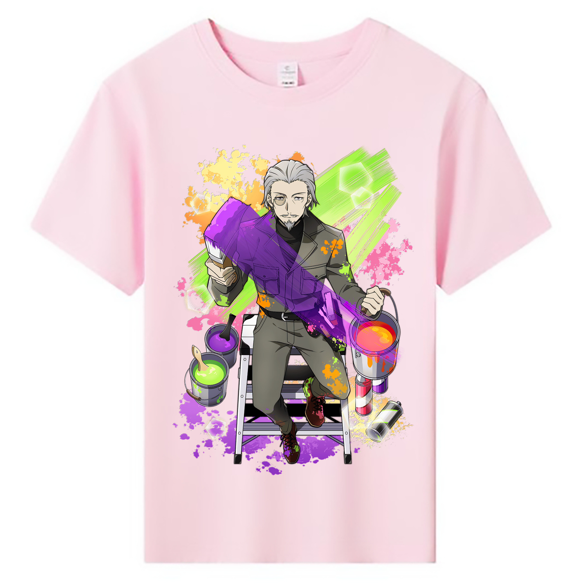 （画像用） 文豪ストレイドッグス Bungo Stray Dogs 綿100％キッズTシャツ（フロントプリント）