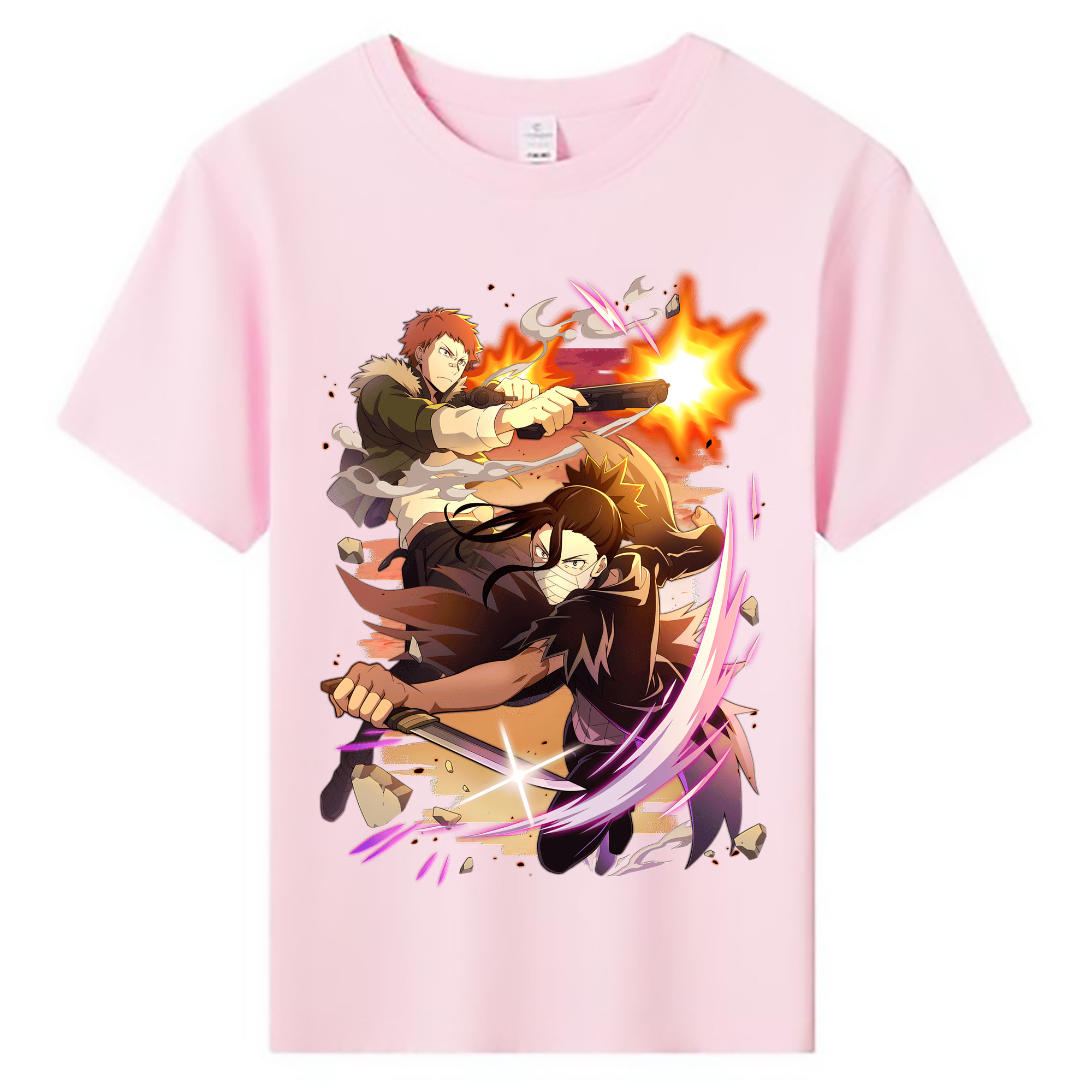 （画像用） 文豪ストレイドッグス Bungo Stray Dogs 綿100％キッズTシャツ（フロントプリント）