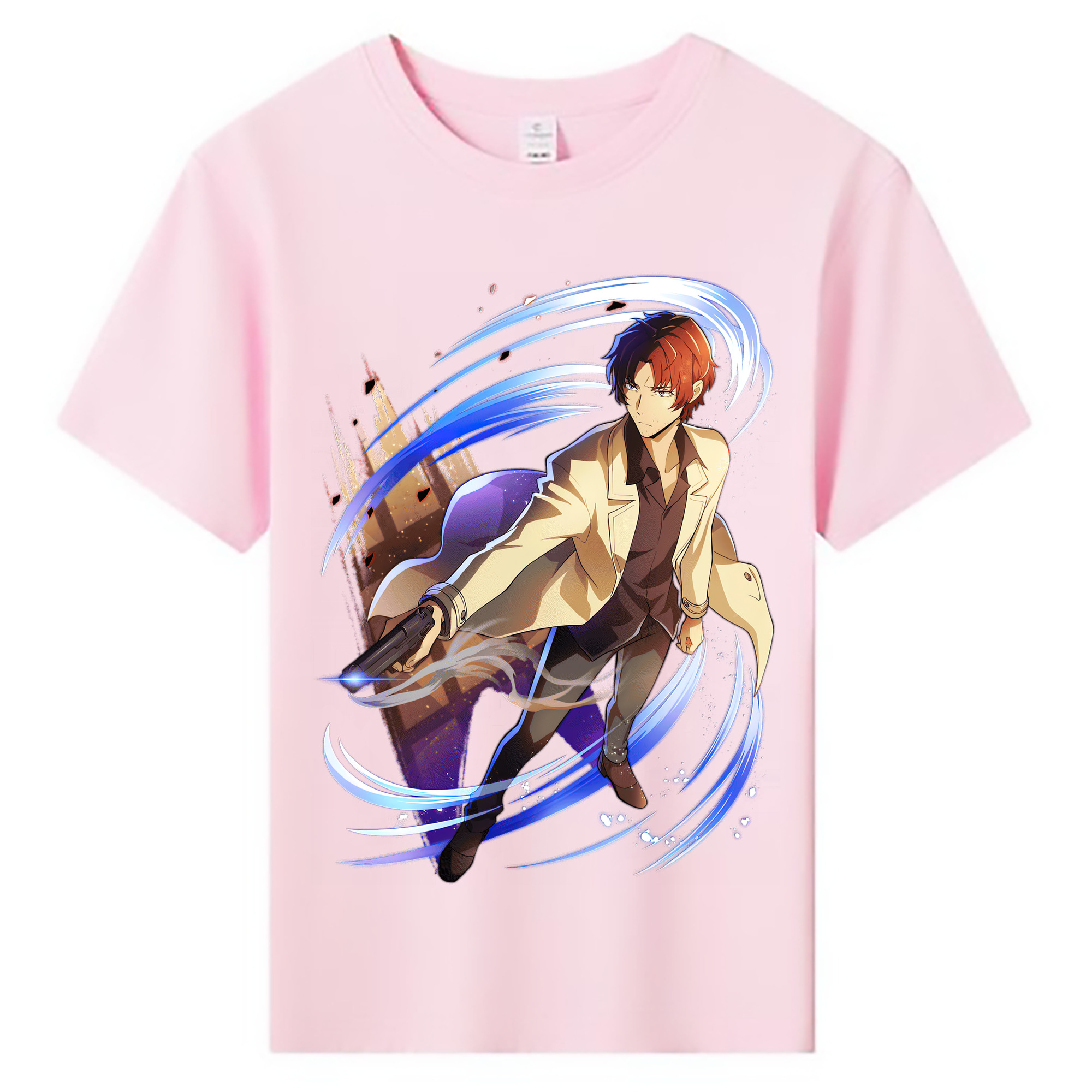 （画像用） 文豪ストレイドッグス Bungo Stray Dogs 綿100％キッズTシャツ（フロントプリント）