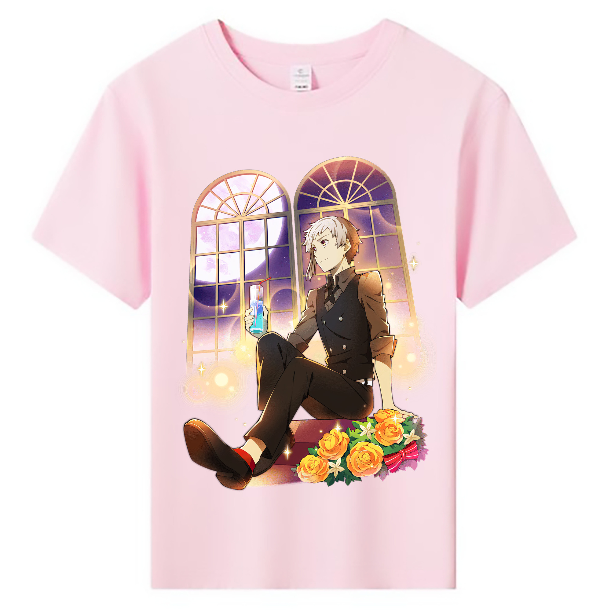 （画像用） 文豪ストレイドッグス Bungo Stray Dogs 綿100％キッズTシャツ（フロントプリント）