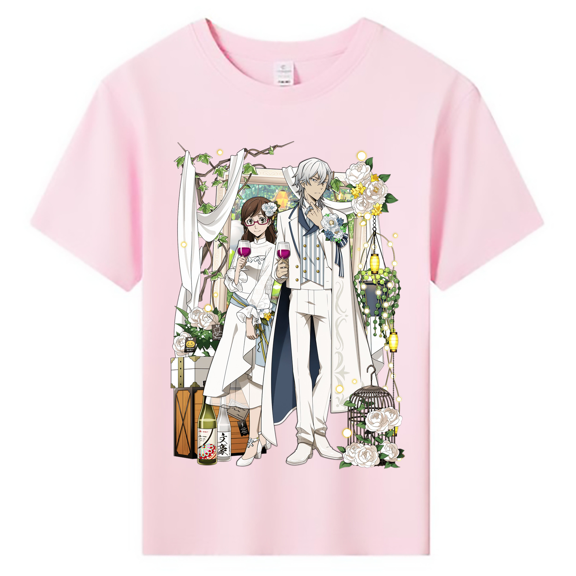 （画像用） 文豪ストレイドッグス Bungo Stray Dogs 綿100％キッズTシャツ（フロントプリント）
