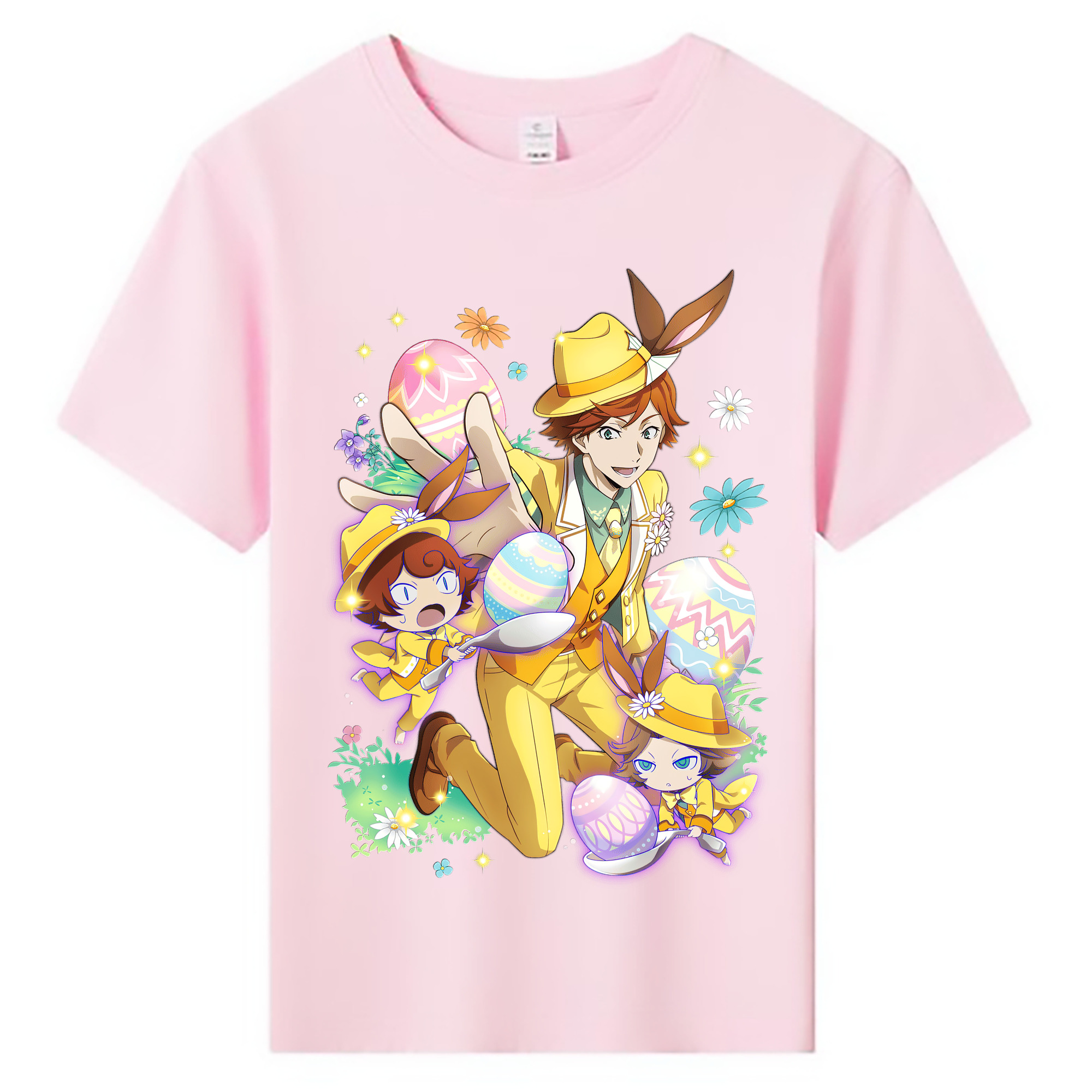 （画像用） 文豪ストレイドッグス Bungo Stray Dogs 綿100％キッズTシャツ（フロントプリント）