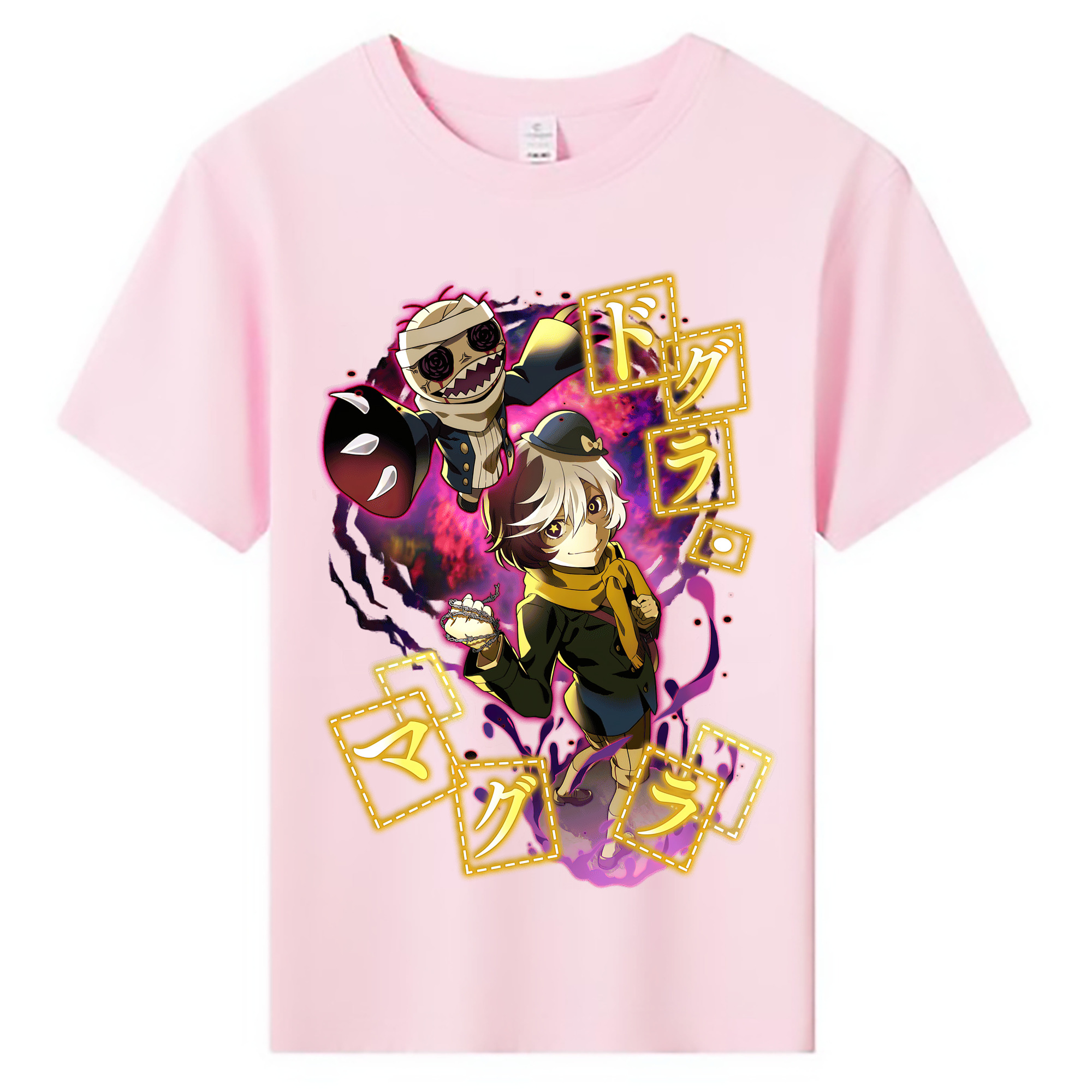 （画像用） 文豪ストレイドッグス Bungo Stray Dogs 綿100％キッズTシャツ（フロントプリント）