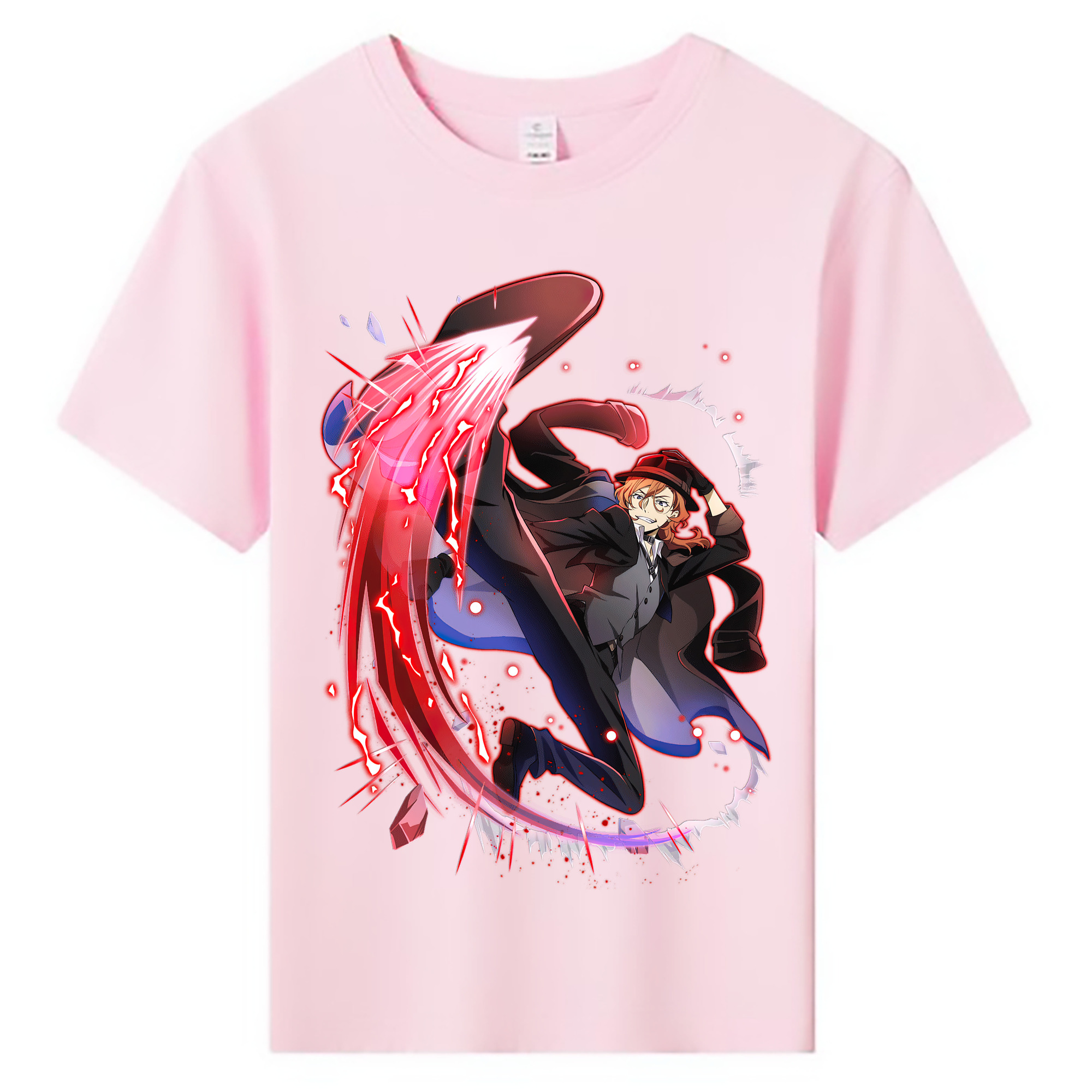（画像用） 文豪ストレイドッグス Bungo Stray Dogs 綿100％キッズTシャツ（フロントプリント）