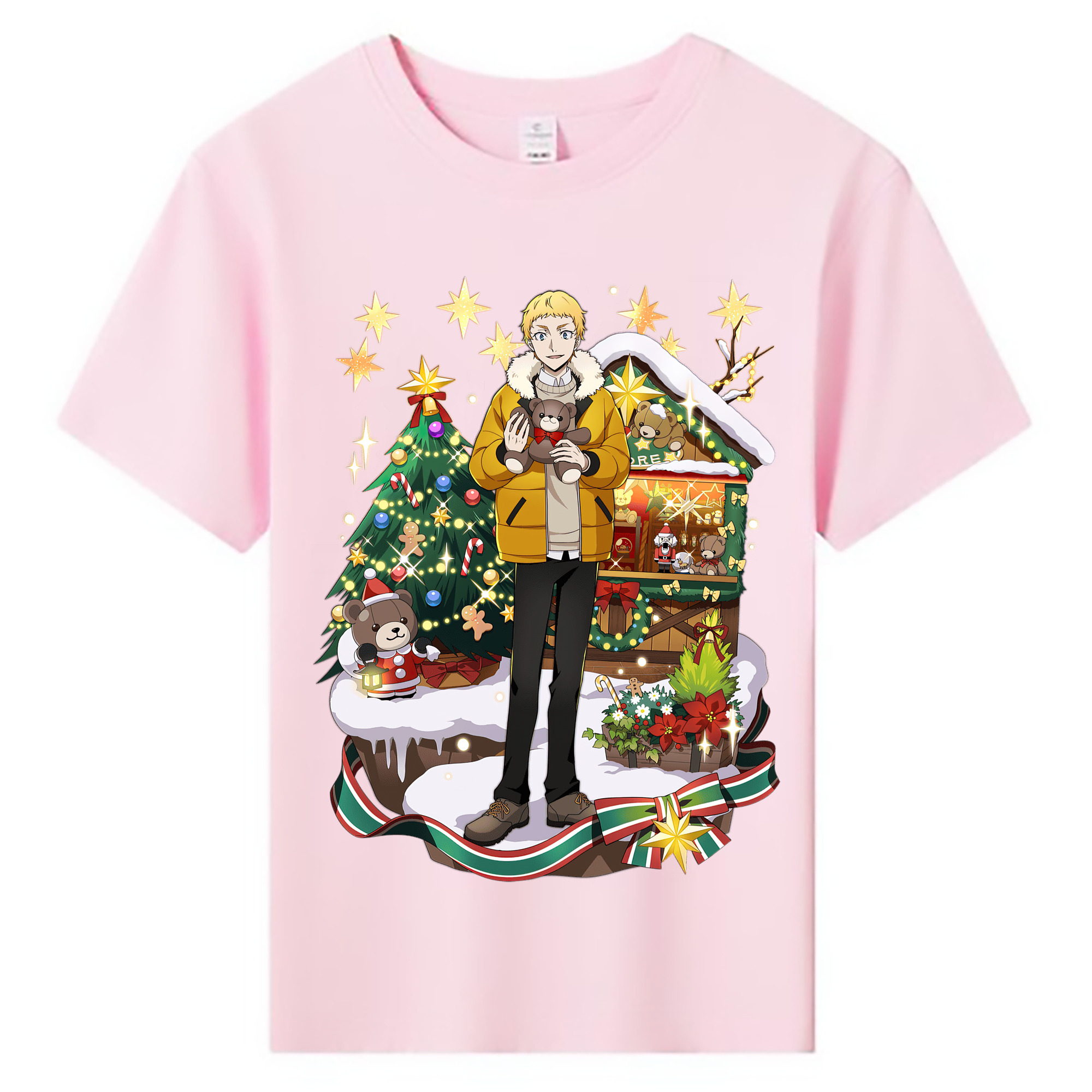 （画像用） 文豪ストレイドッグス Bungo Stray Dogs 綿100％キッズTシャツ（フロントプリント）