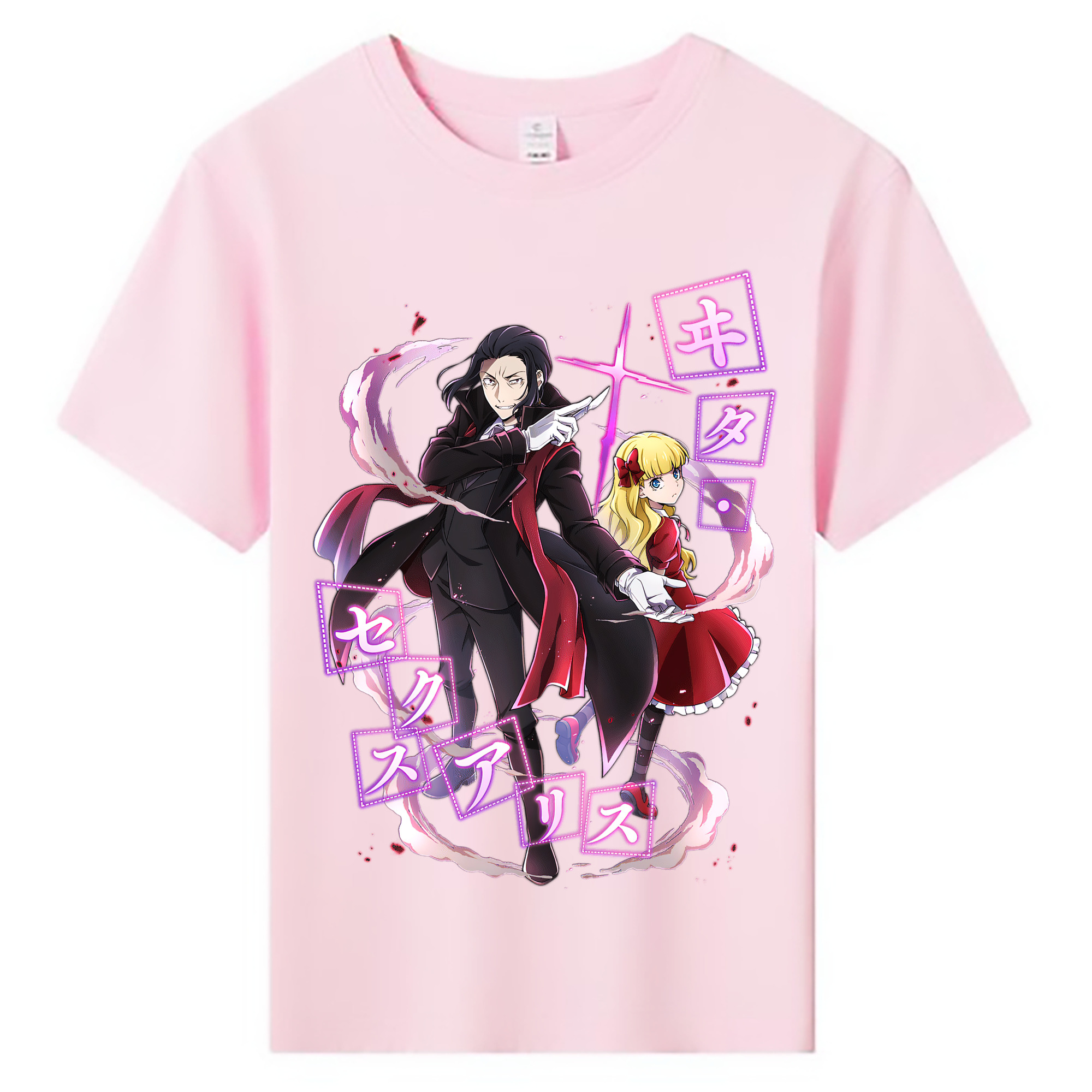 （画像用） 文豪ストレイドッグス Bungo Stray Dogs 綿100％キッズTシャツ（フロントプリント）