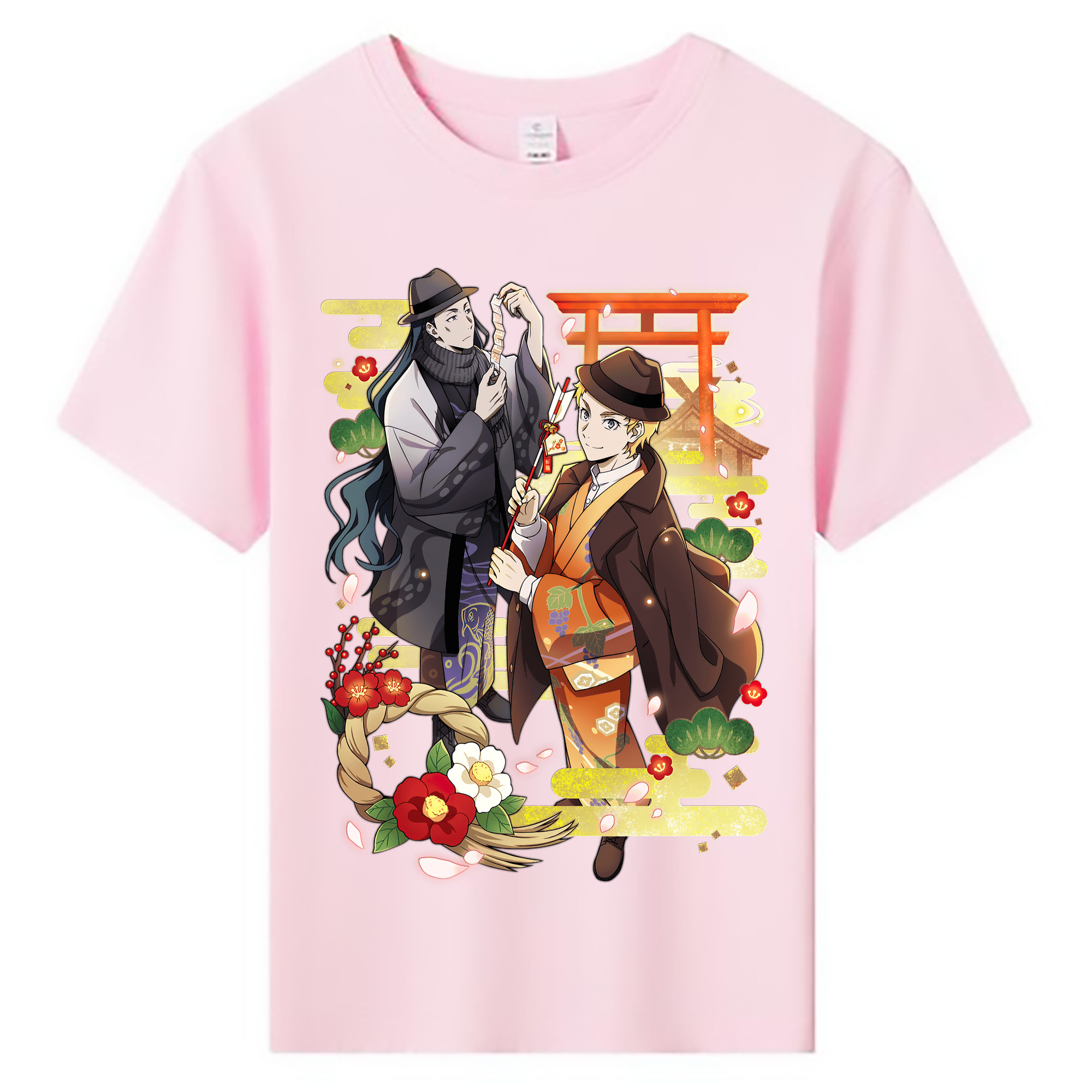 （画像用） 文豪ストレイドッグス Bungo Stray Dogs 綿100％キッズTシャツ（フロントプリント）