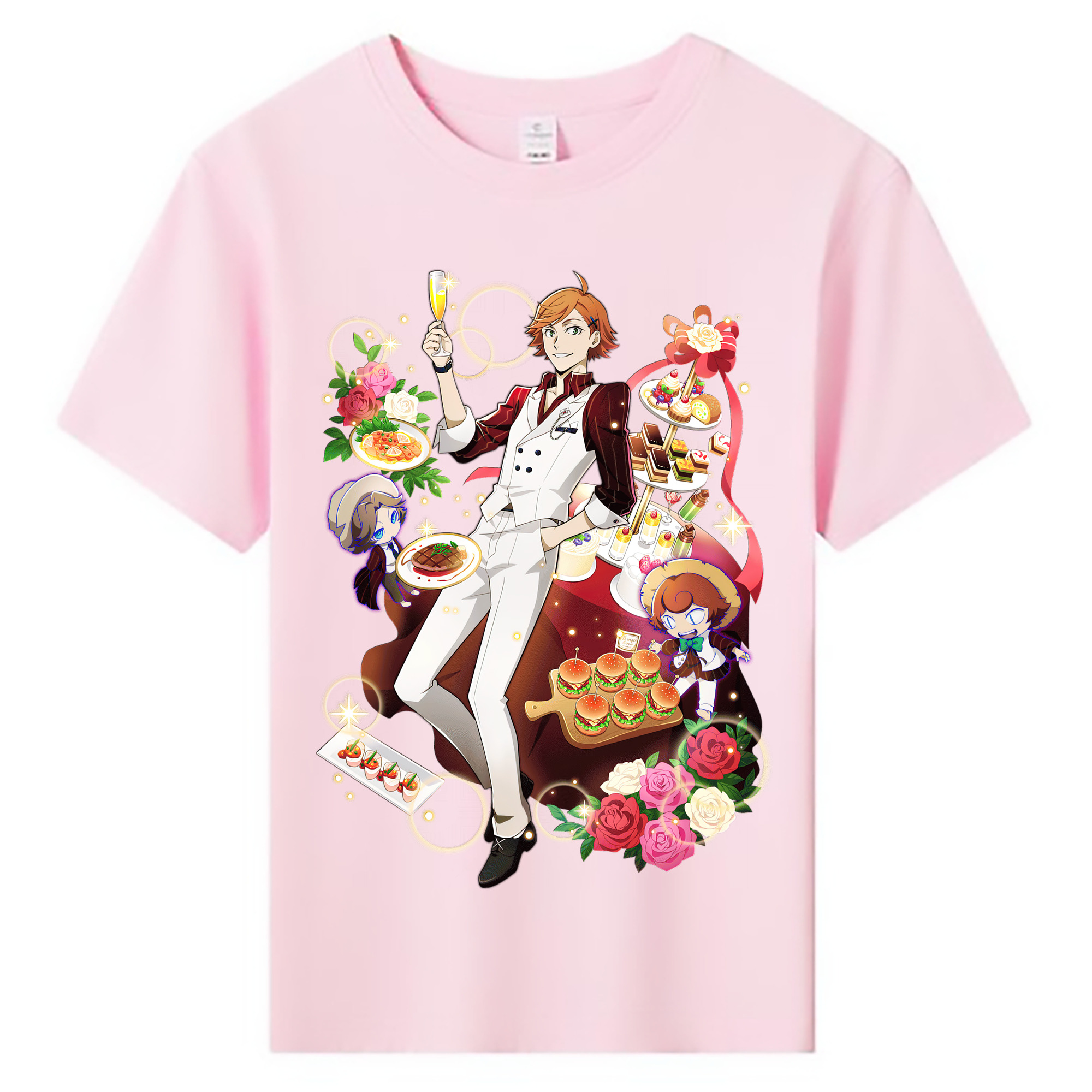 （画像用） 文豪ストレイドッグス Bungo Stray Dogs 綿100％キッズTシャツ（フロントプリント）