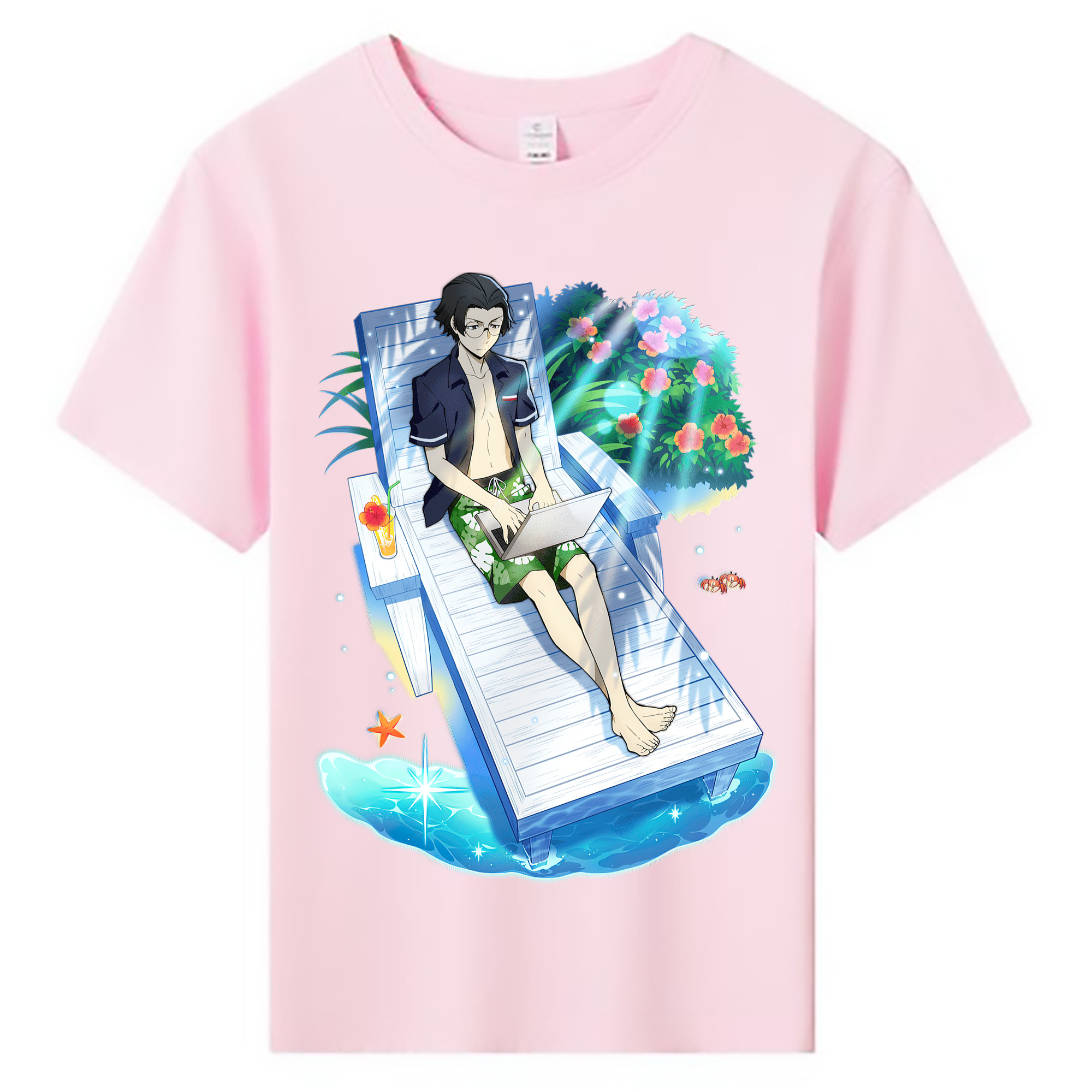 （画像用） 文豪ストレイドッグス Bungo Stray Dogs 綿100％キッズTシャツ（フロントプリント）