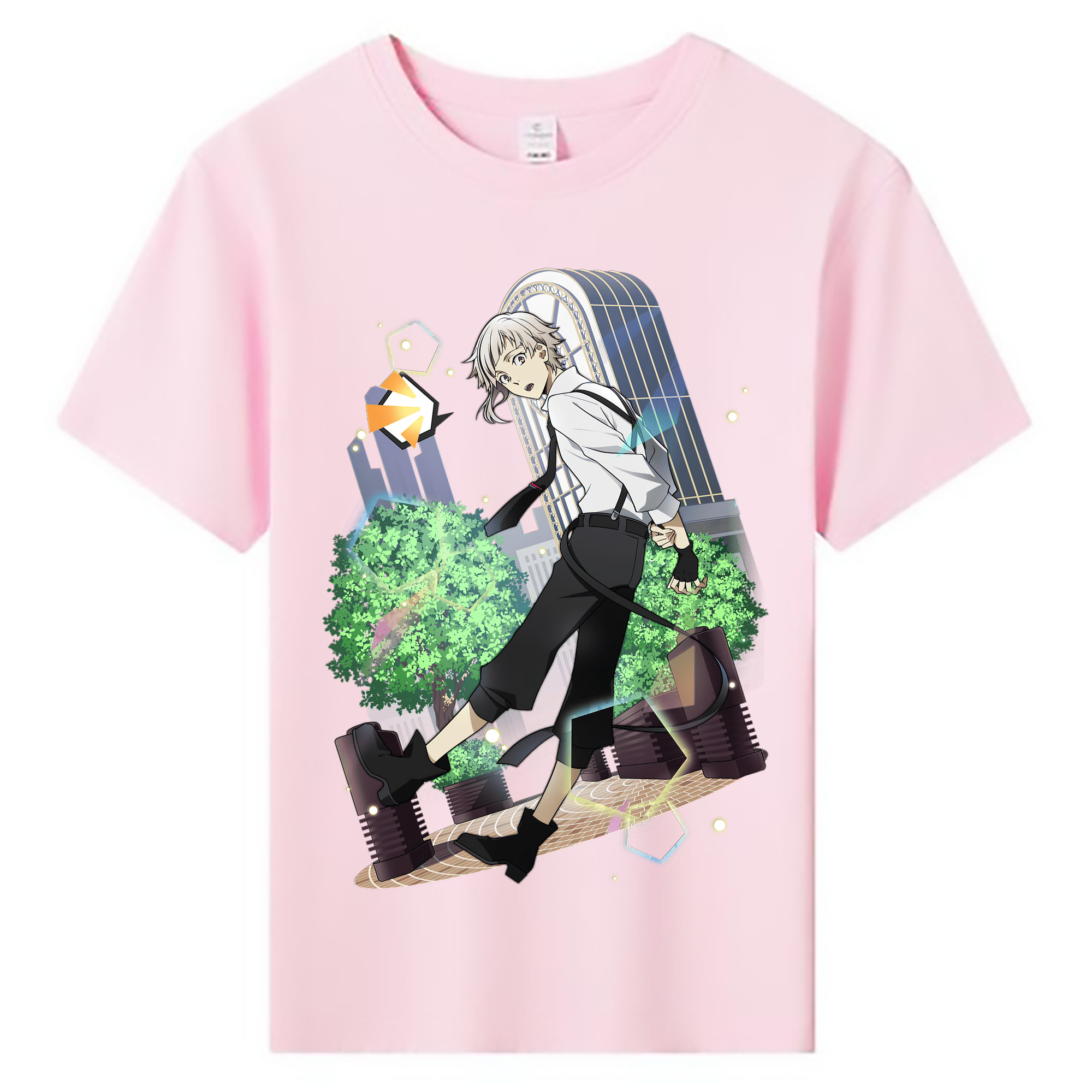（画像用） 文豪ストレイドッグス Bungo Stray Dogs 綿100％キッズTシャツ（フロントプリント）