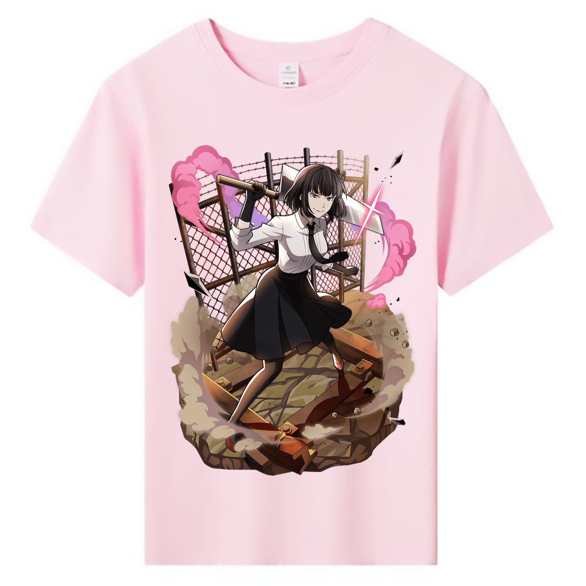 （画像用） 文豪ストレイドッグス Bungo Stray Dogs 綿100％キッズTシャツ（フロントプリント）