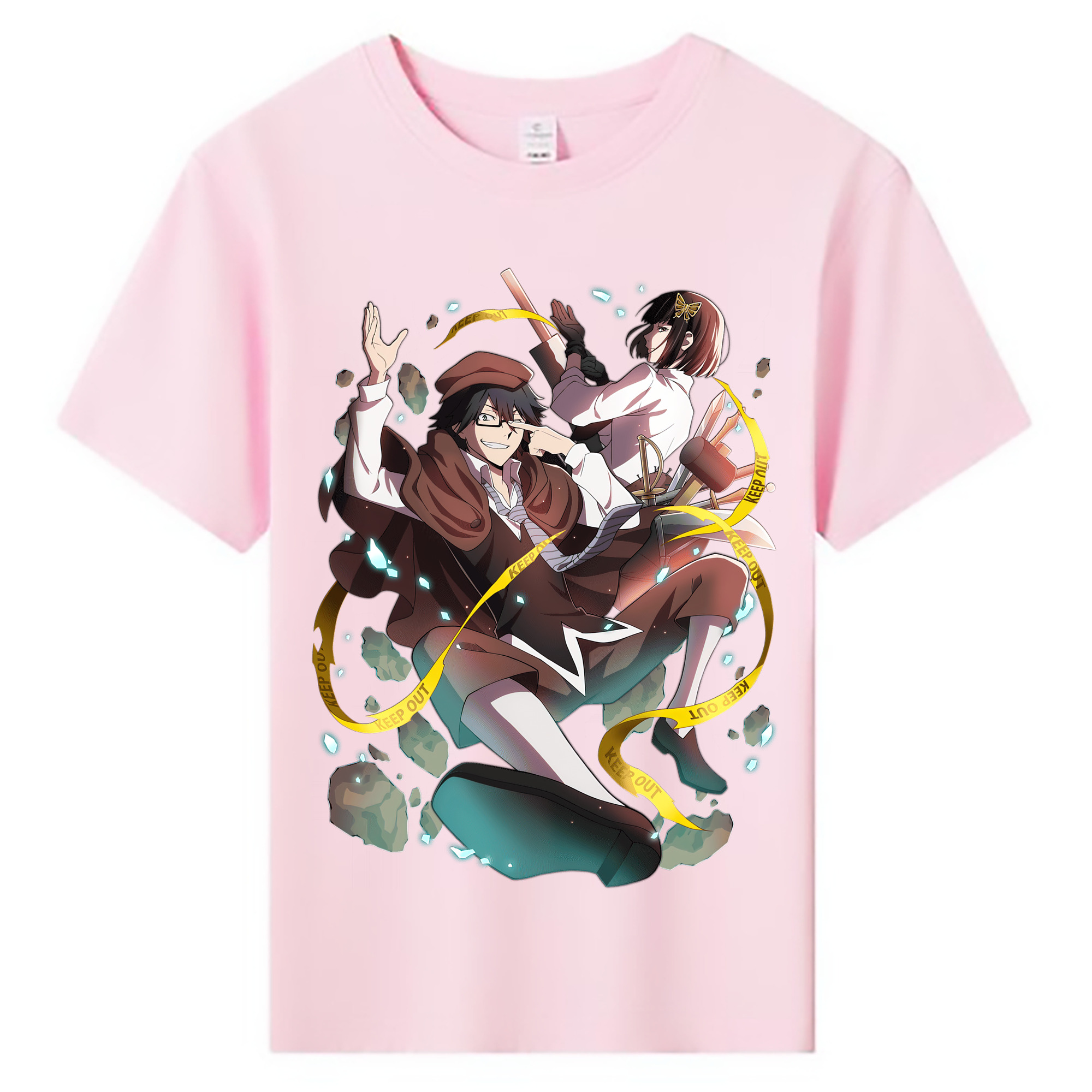 （画像用） 文豪ストレイドッグス Bungo Stray Dogs 綿100％キッズTシャツ（フロントプリント）