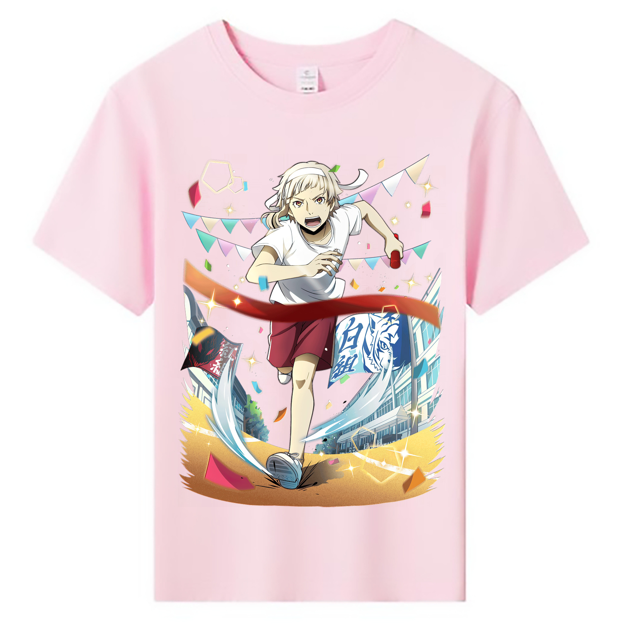 （画像用） 文豪ストレイドッグス Bungo Stray Dogs 綿100％キッズTシャツ（フロントプリント）