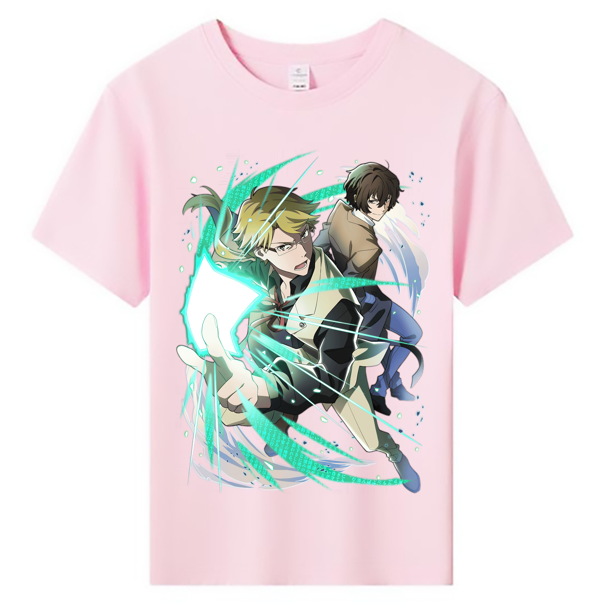 （画像用） 文豪ストレイドッグス Bungo Stray Dogs 綿100％キッズTシャツ（フロントプリント）