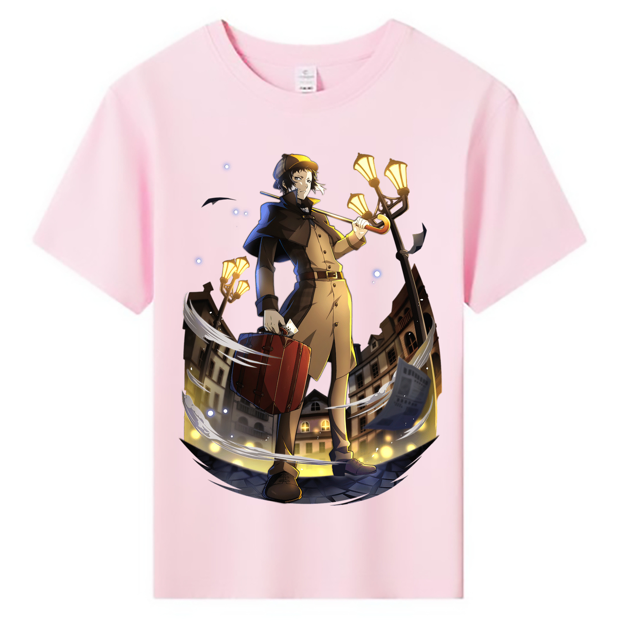 （画像用） 文豪ストレイドッグス Bungo Stray Dogs 綿100％キッズTシャツ（フロントプリント）